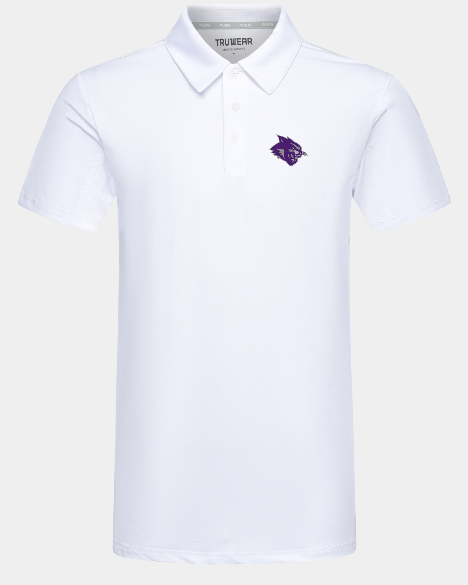 ACU Crest 2.0 Polo White