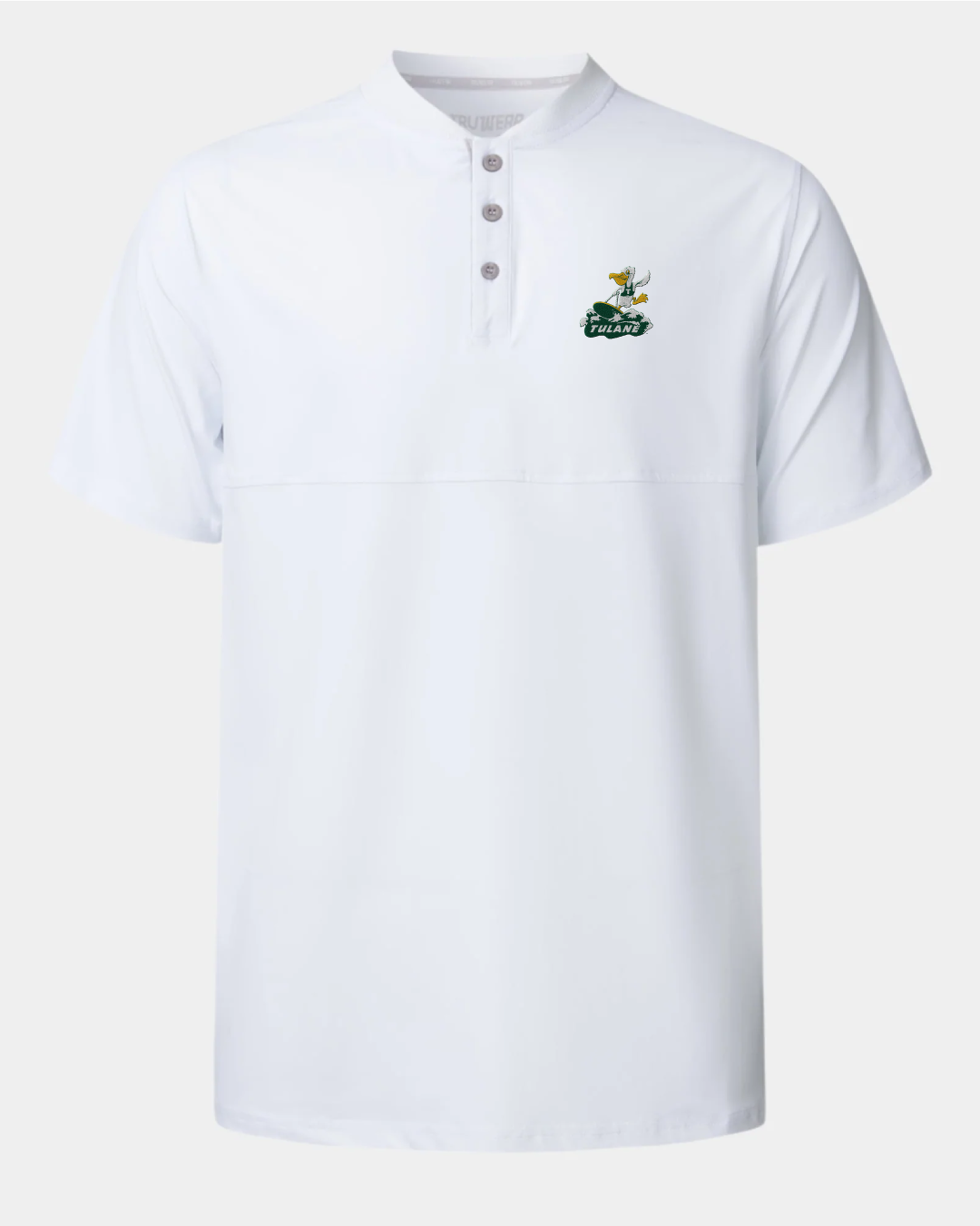 Tulane Crown Blade Polo White