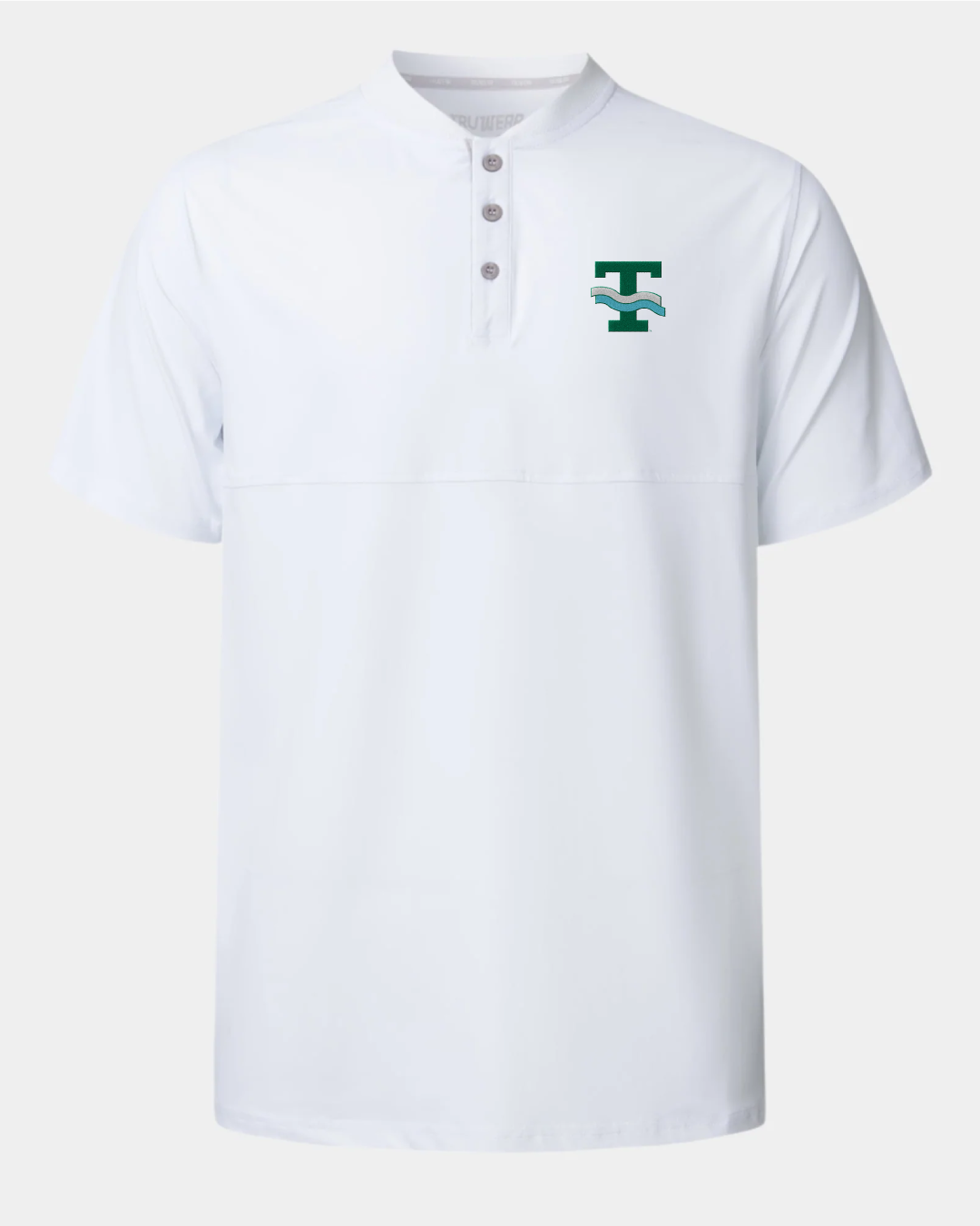 Tulane Crown Blade Polo White