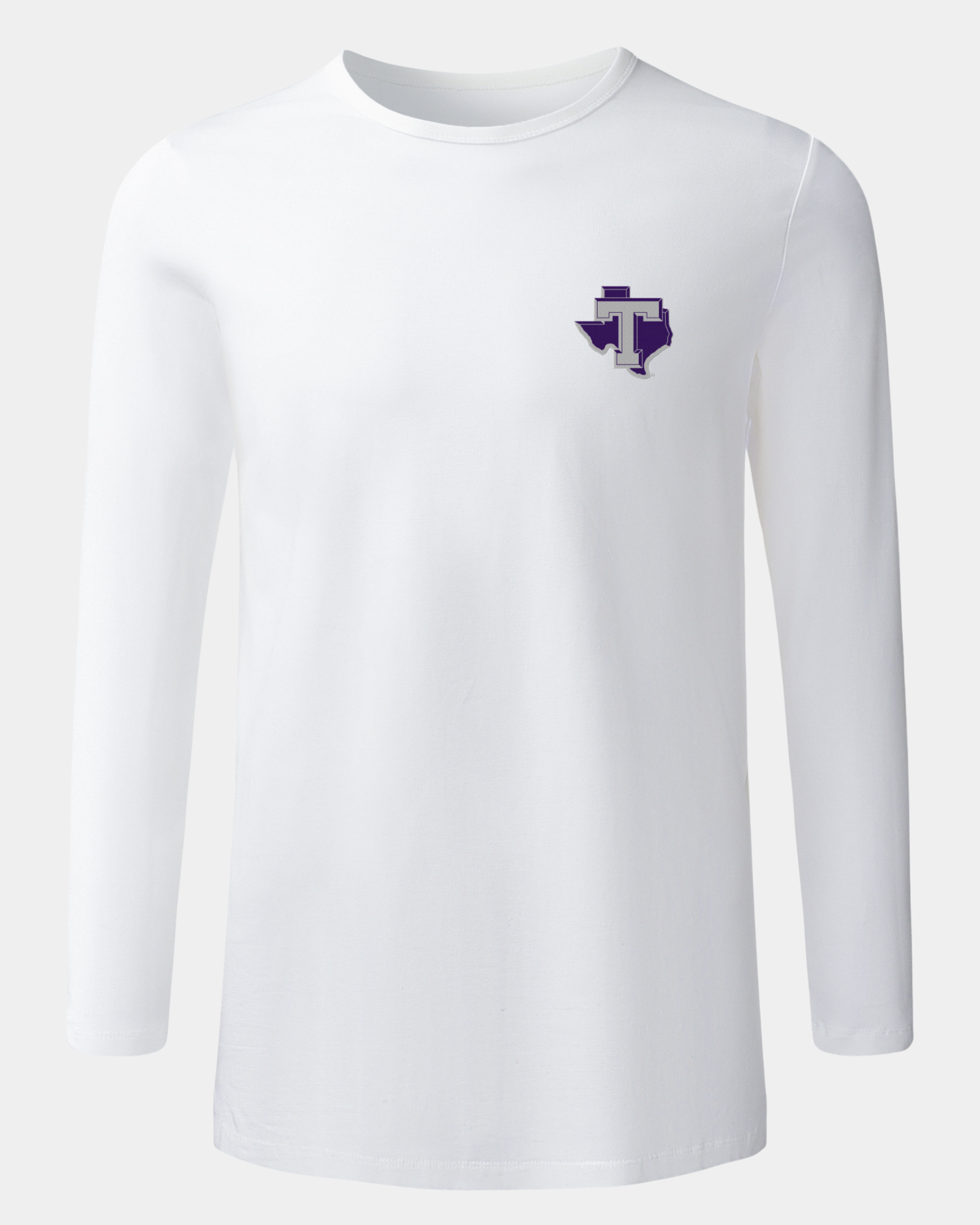 Tarleton State University Spectacle 2.0 Pure White Long Sleeve
