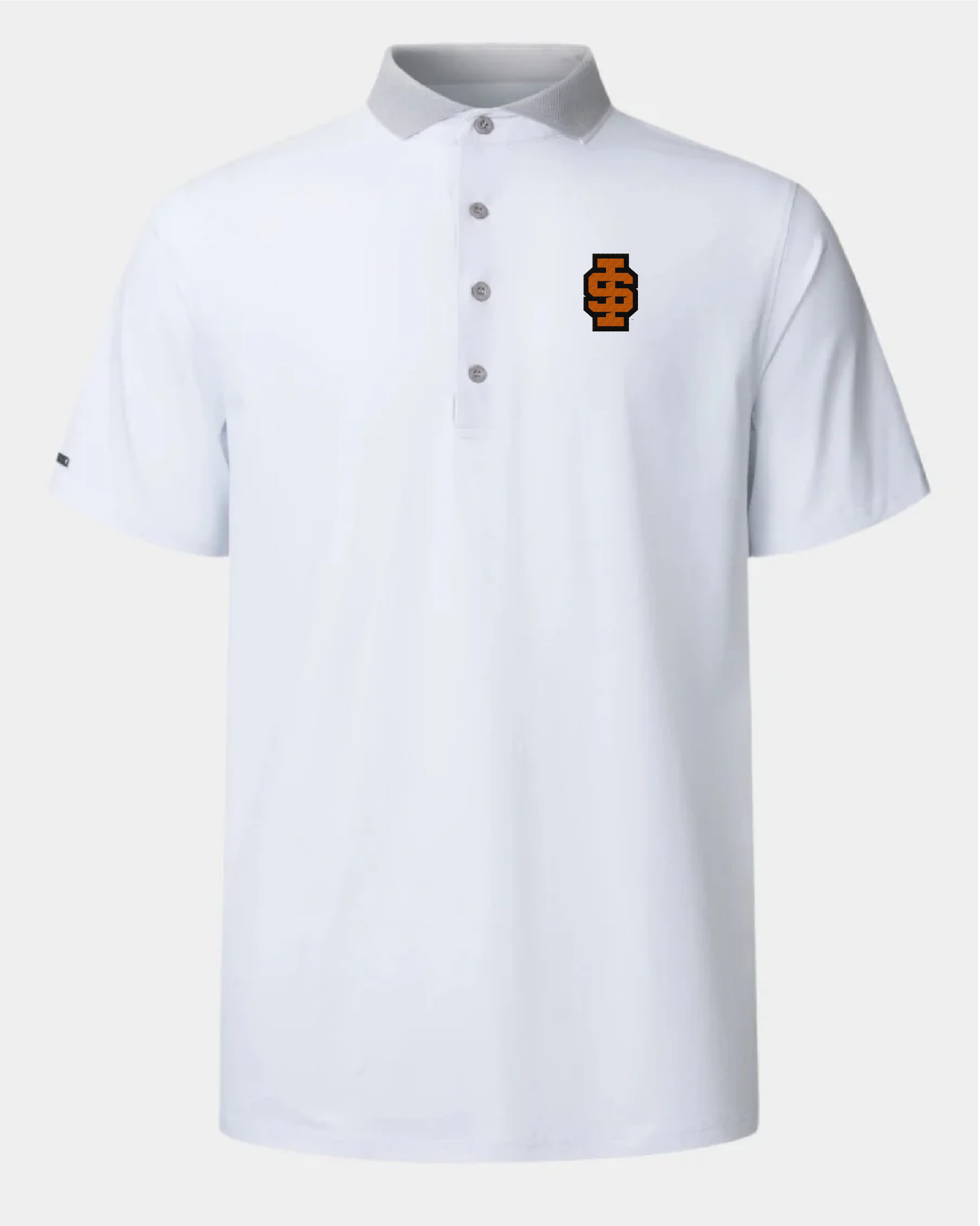 Idaho State Monarch Polo White