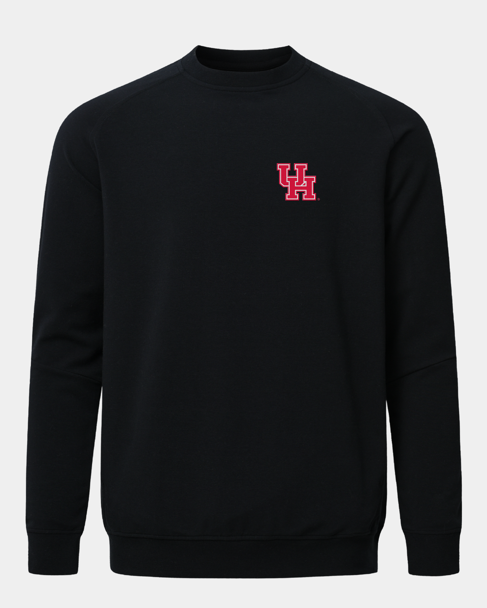 University of Houston Meridian Black Crewneck