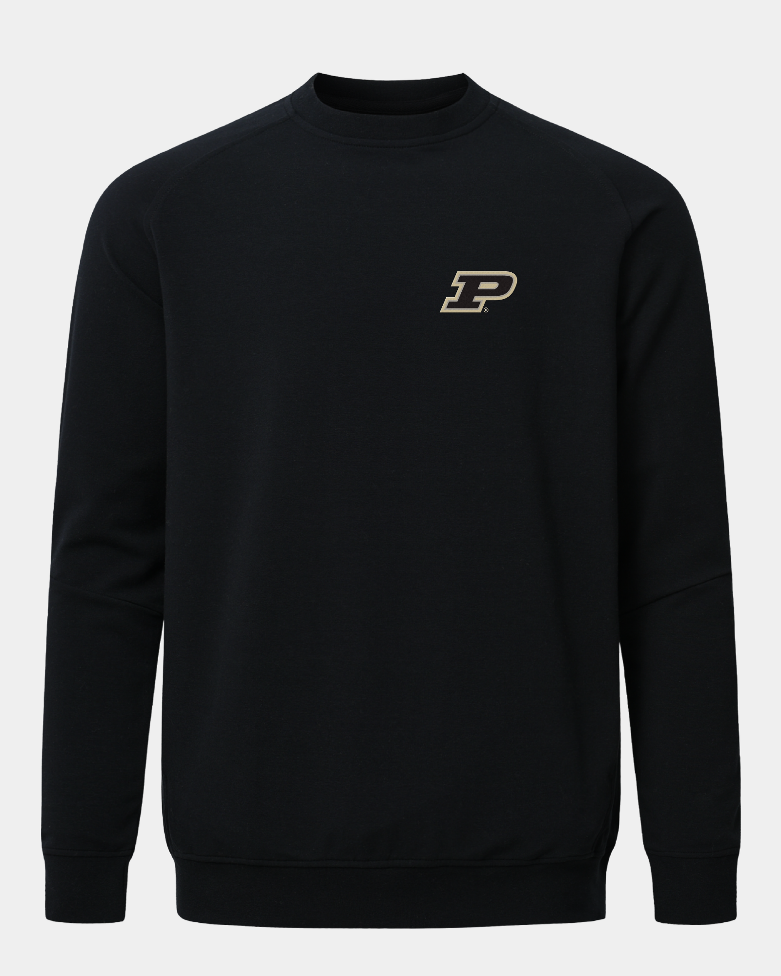 Purdue Meridian Black Crewneck