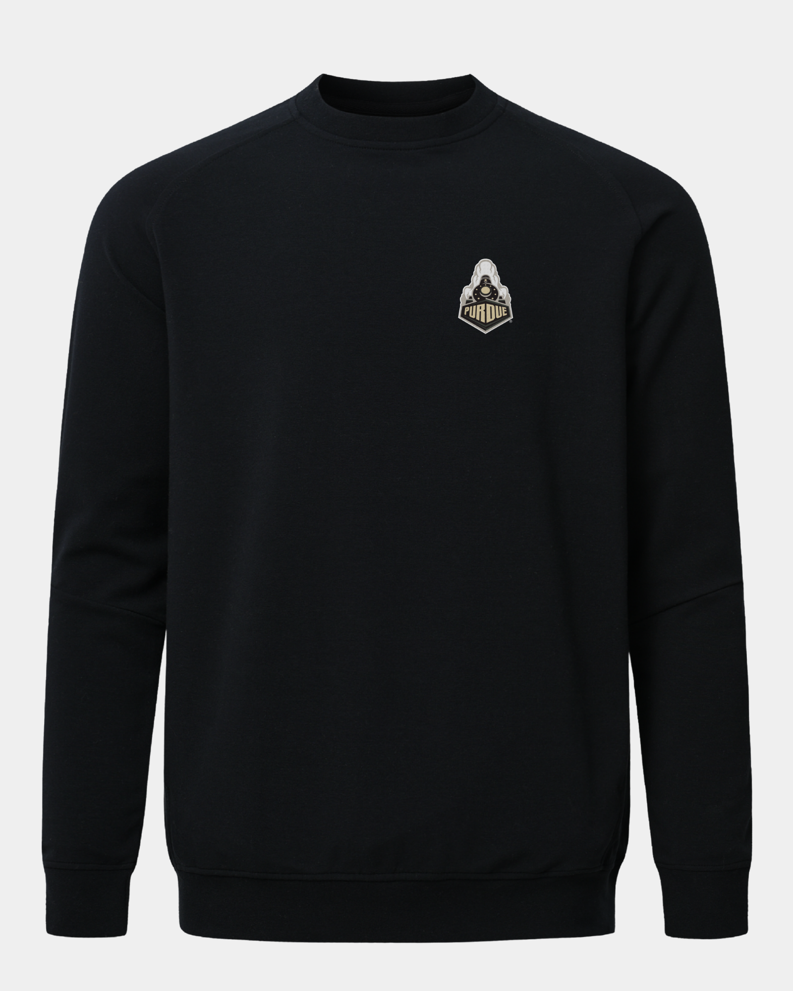 Purdue Meridian Black Crewneck