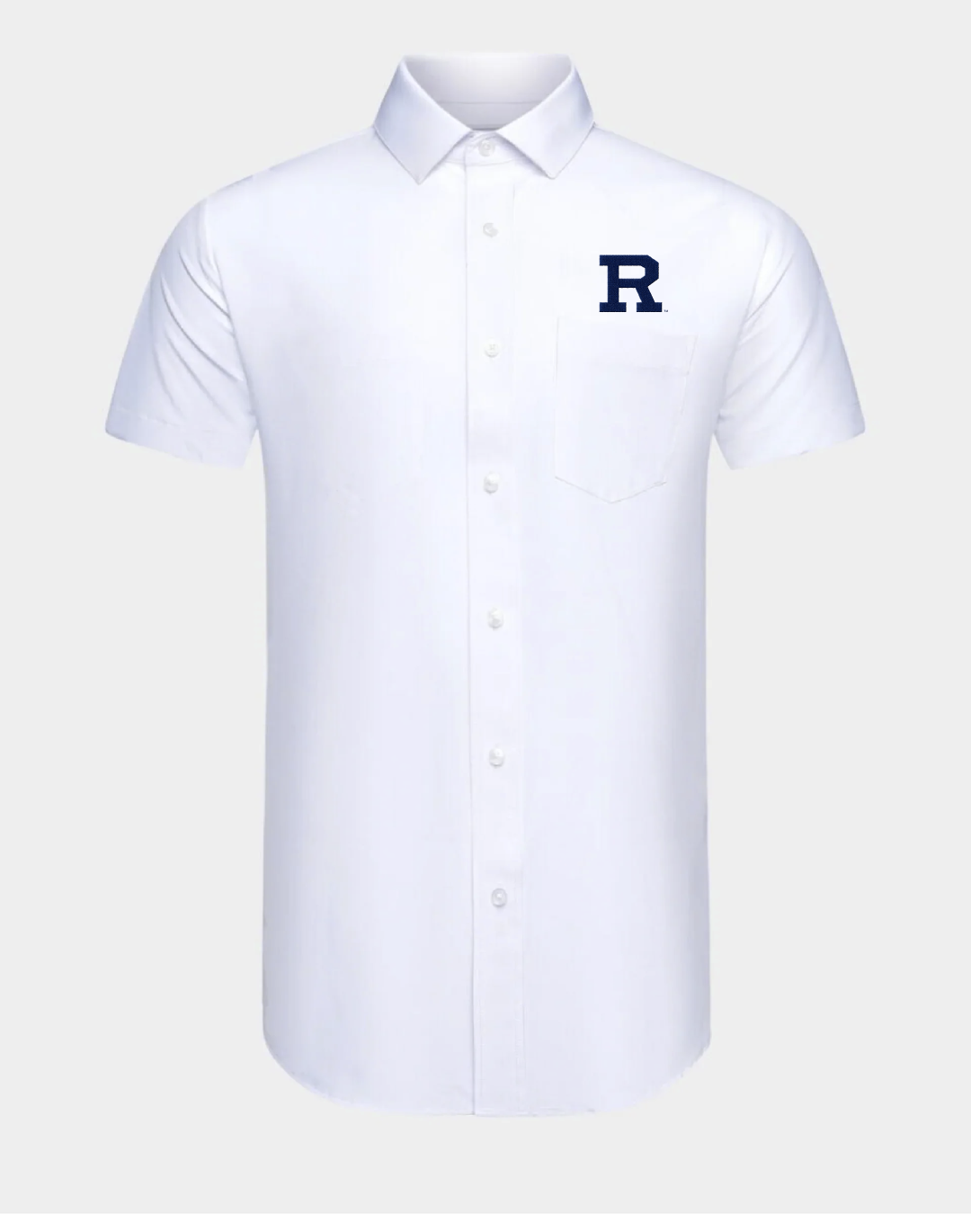 Rice Phenom Classic White Short Sleeve Dress Shirt