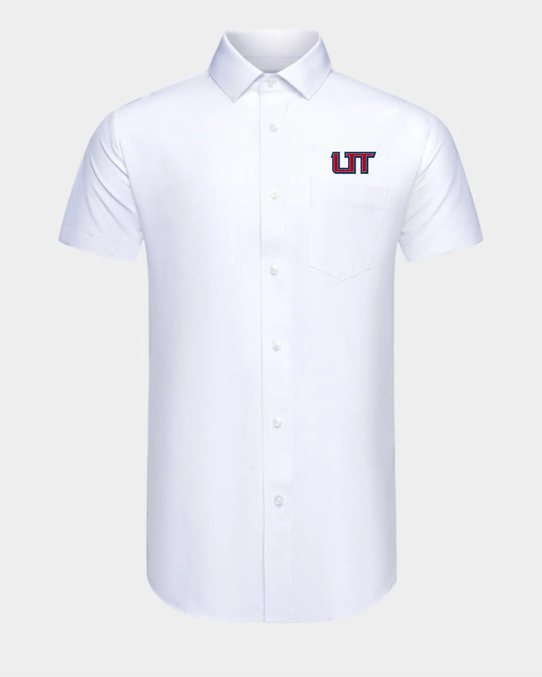 UTECH Phenom Classic White Short Sleeve Dress Shirt