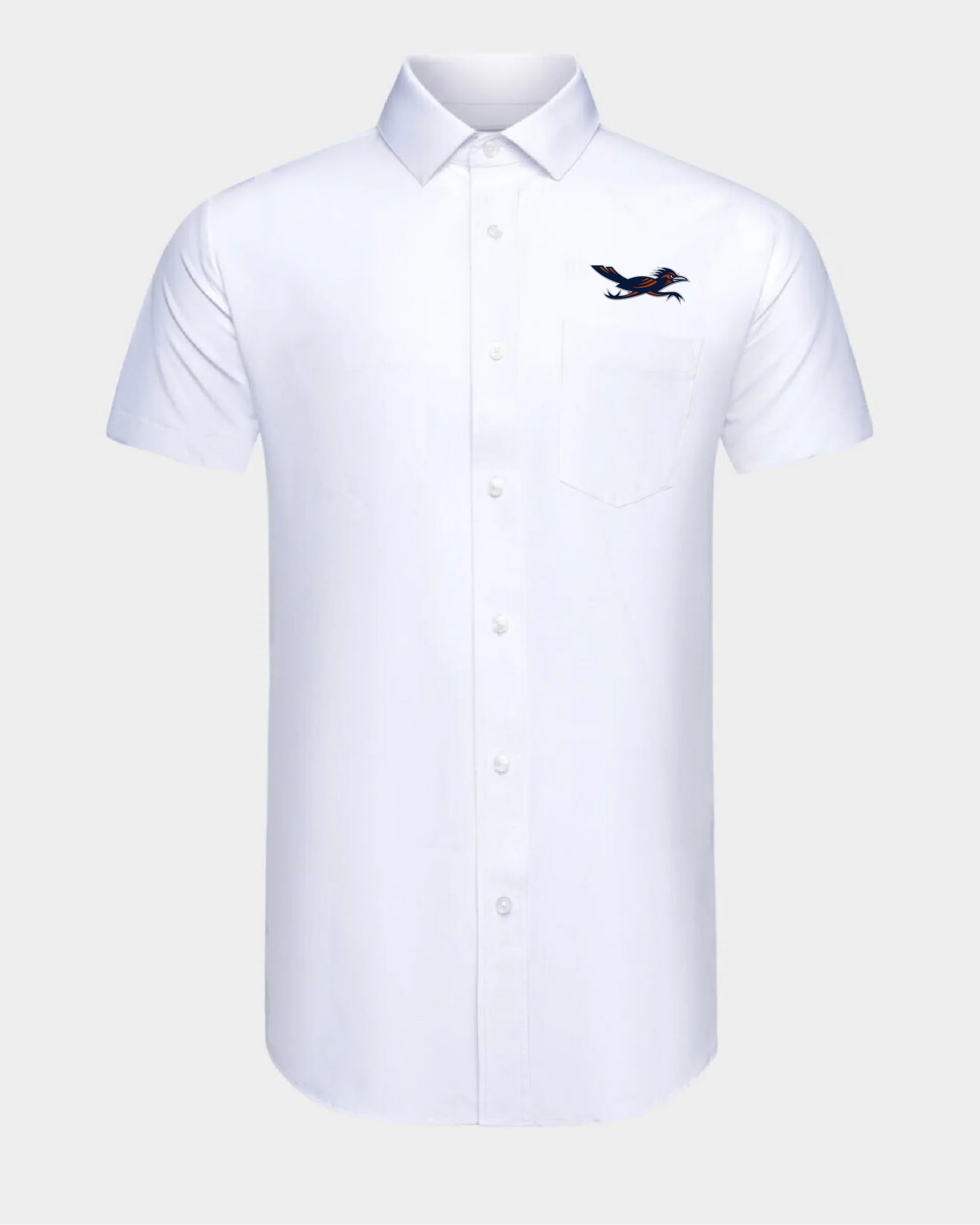 Phenom Classic White Short Sleeve Dress Shirt Timeless and Comfortable Fit | TRUWEAR Standard / Running Bird / 5XL Phenom Classic White Short Sleeve Dress Shirt Timeless and Comfortable Fit | TRUWEAR Standard / Running Bird / 5XL