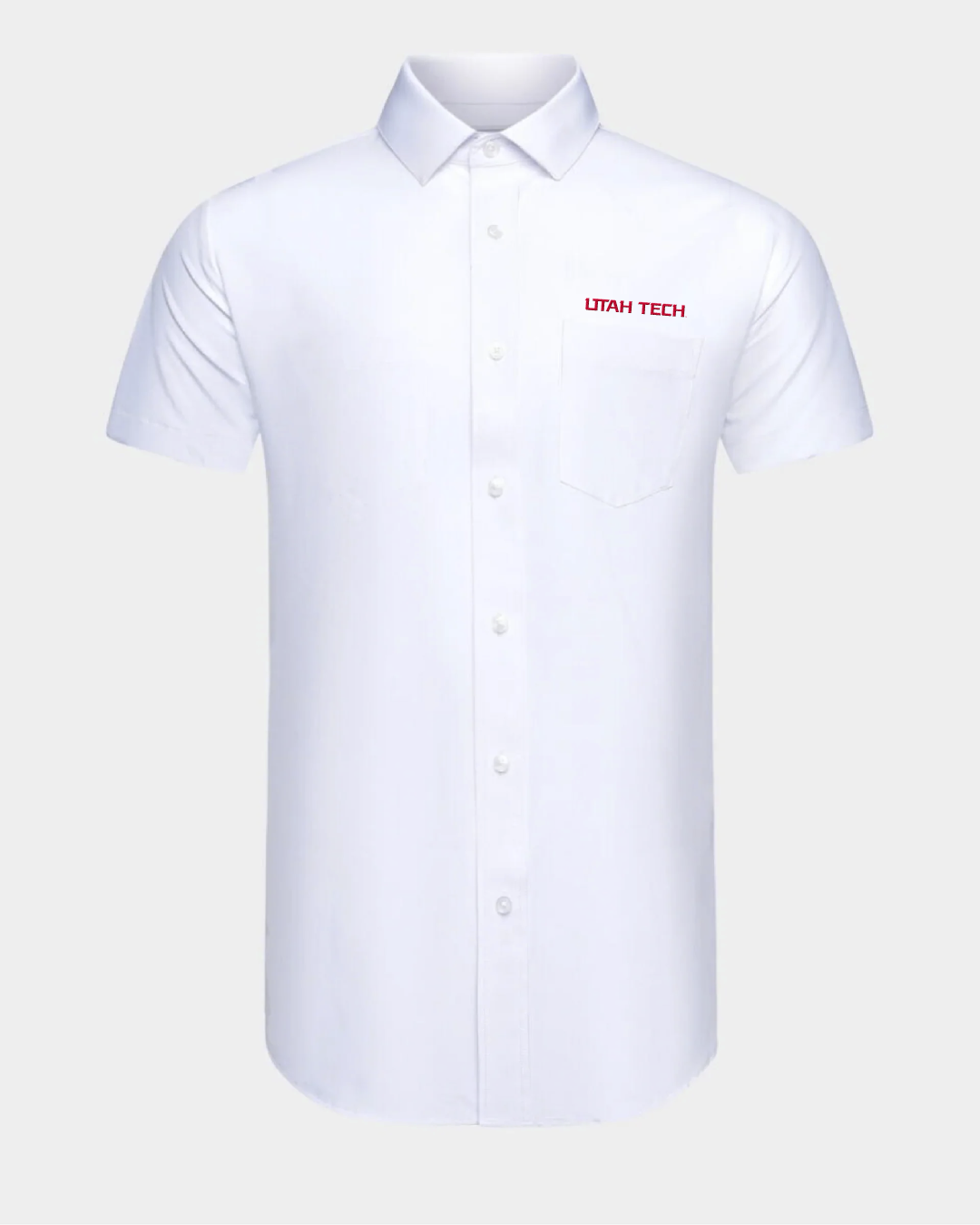 UTECH Phenom Classic White Short Sleeve Dress Shirt