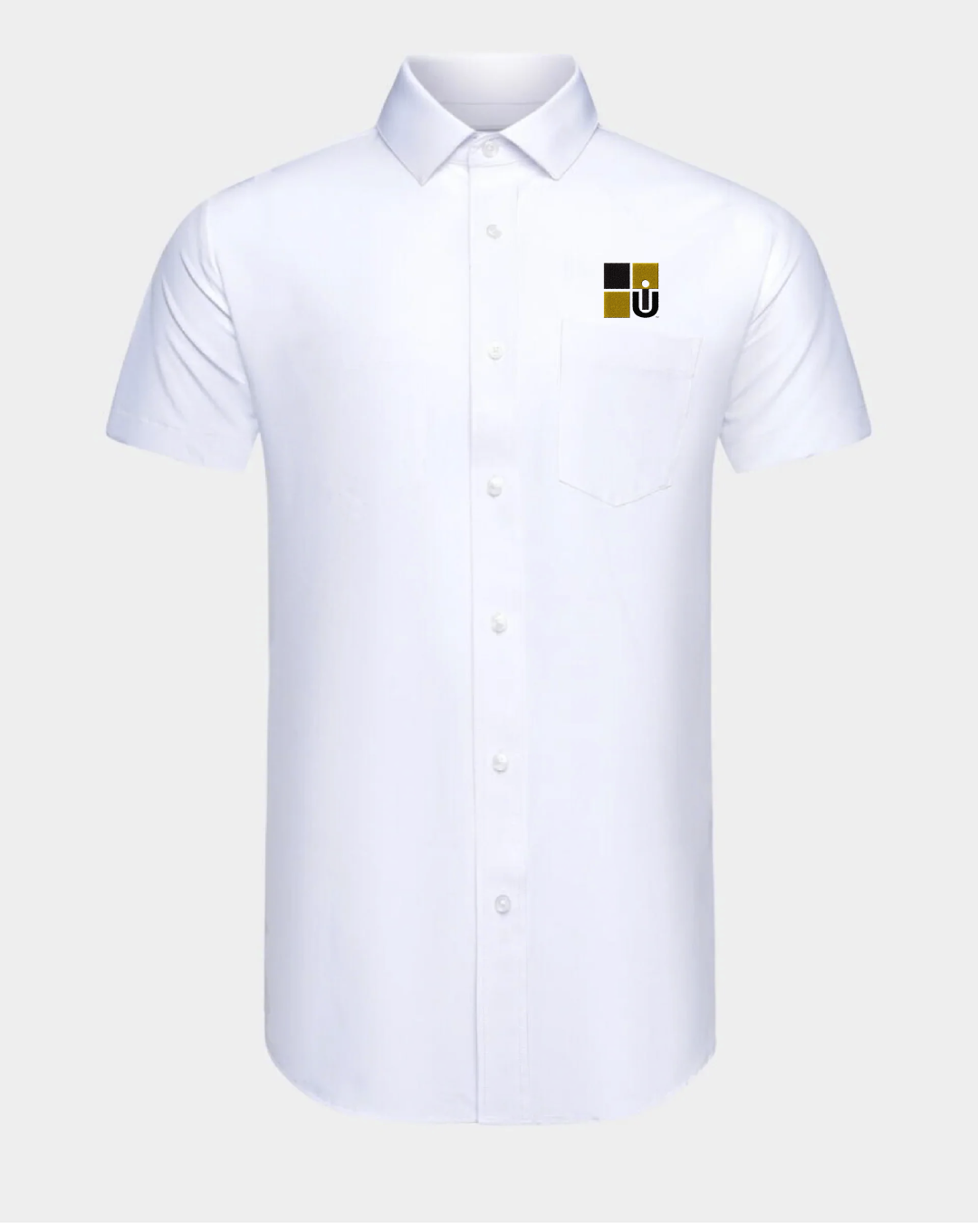 University of Idaho Phenom Classic White Short Sleeve Dress Shirt