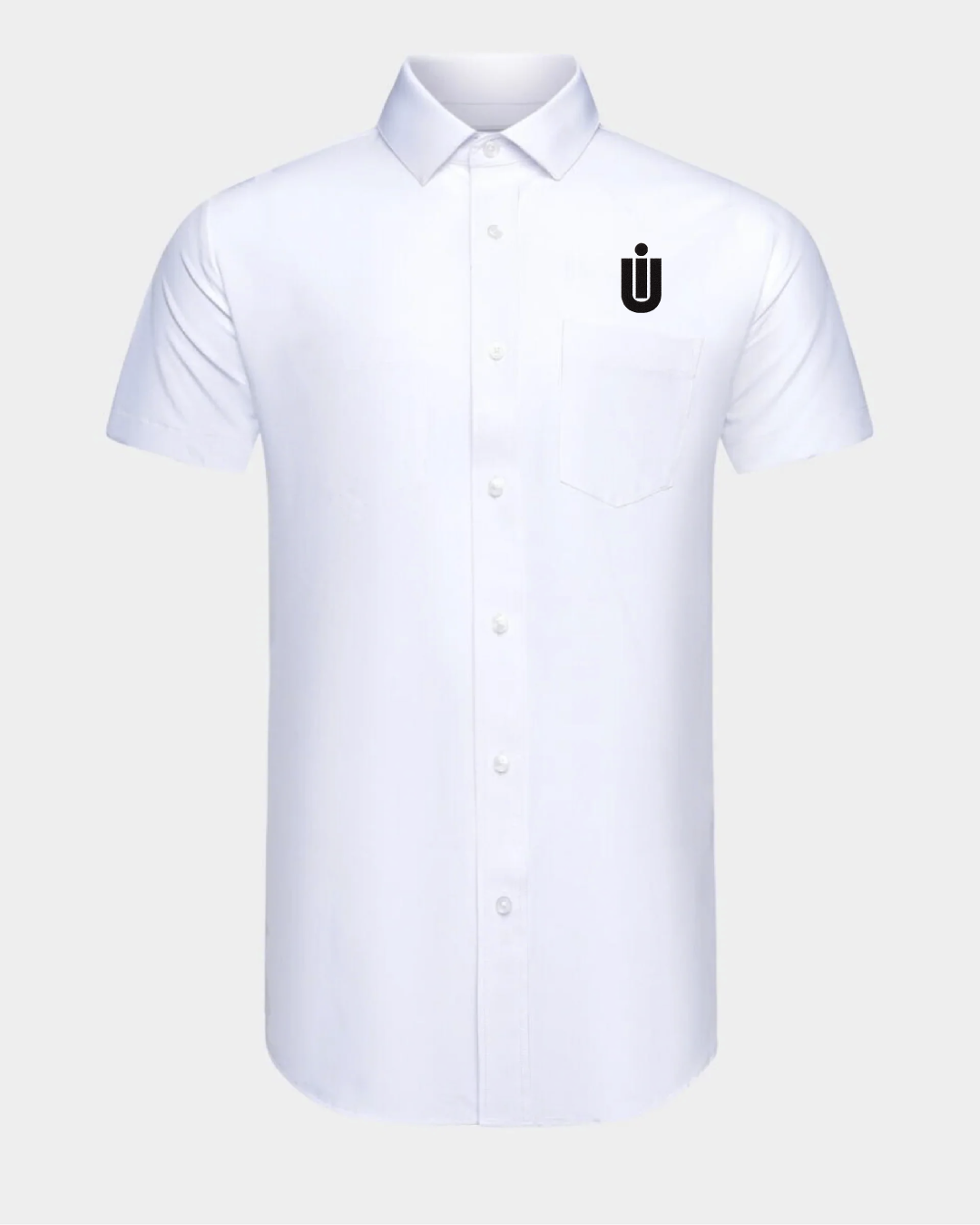 University of Idaho Phenom Classic White Short Sleeve Dress Shirt