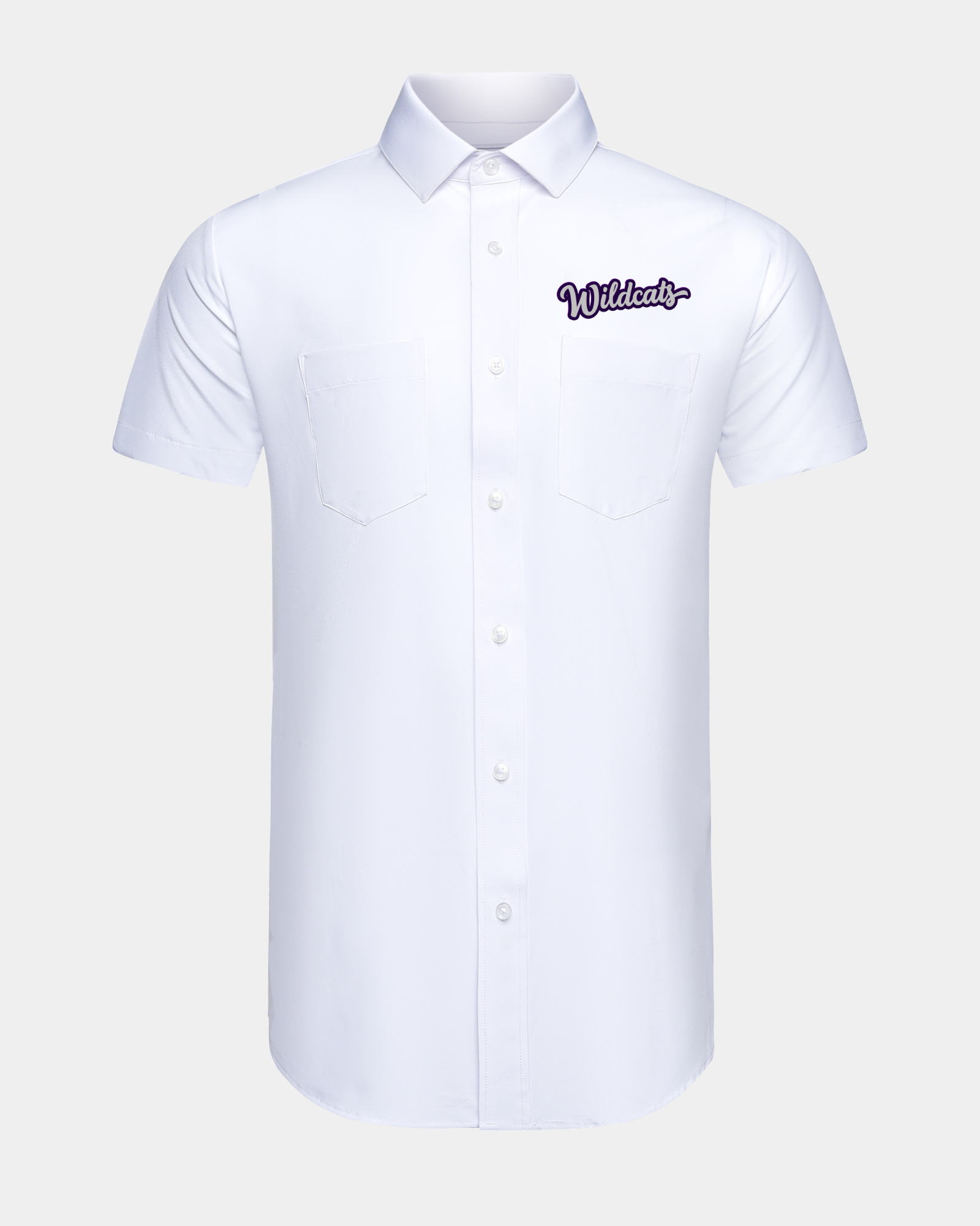 Weber State University Phenom Classic White Short Sleeve Dress Shirt 4