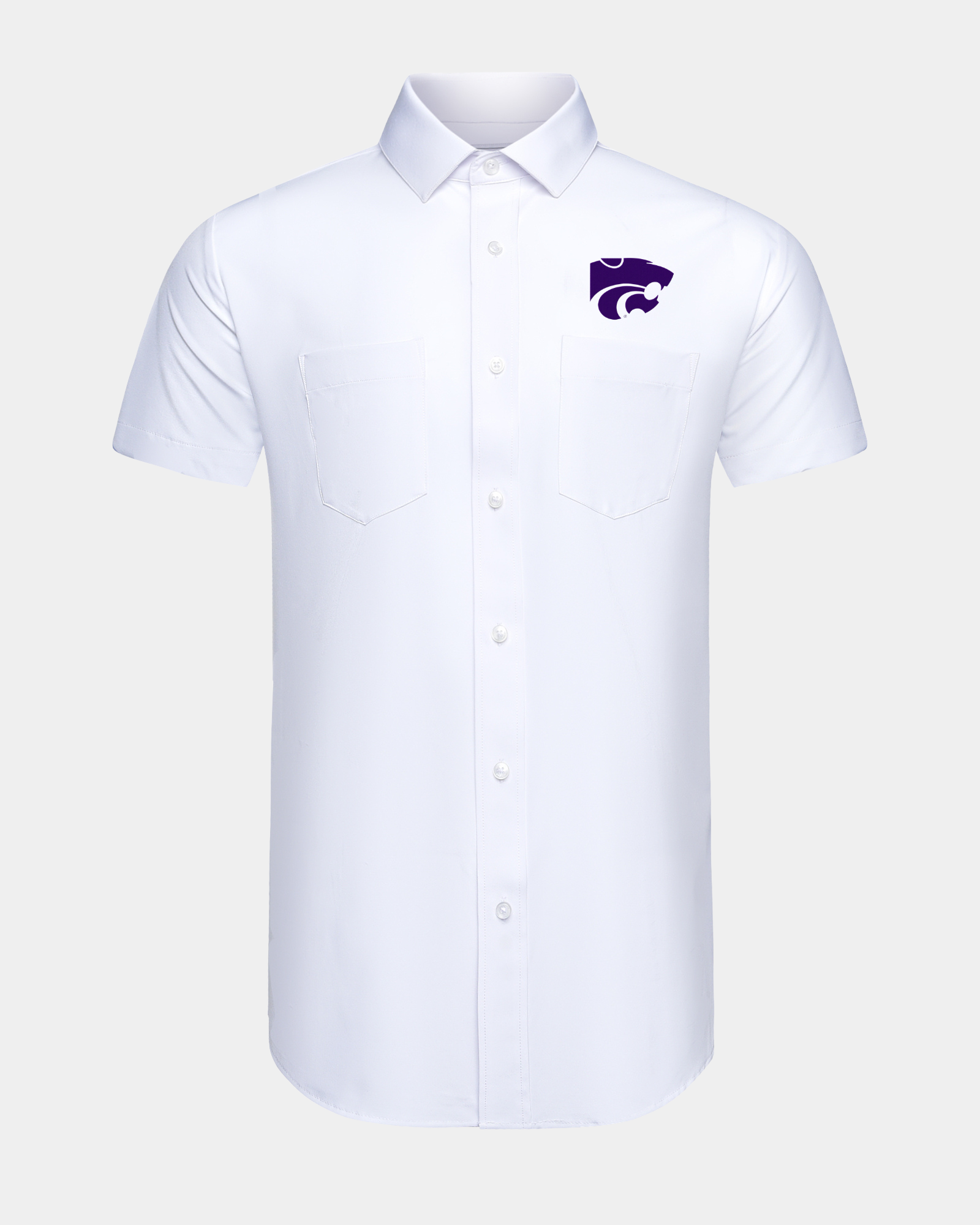 Kansas State Phenom Classic White Short Sleeve Dress Shirt