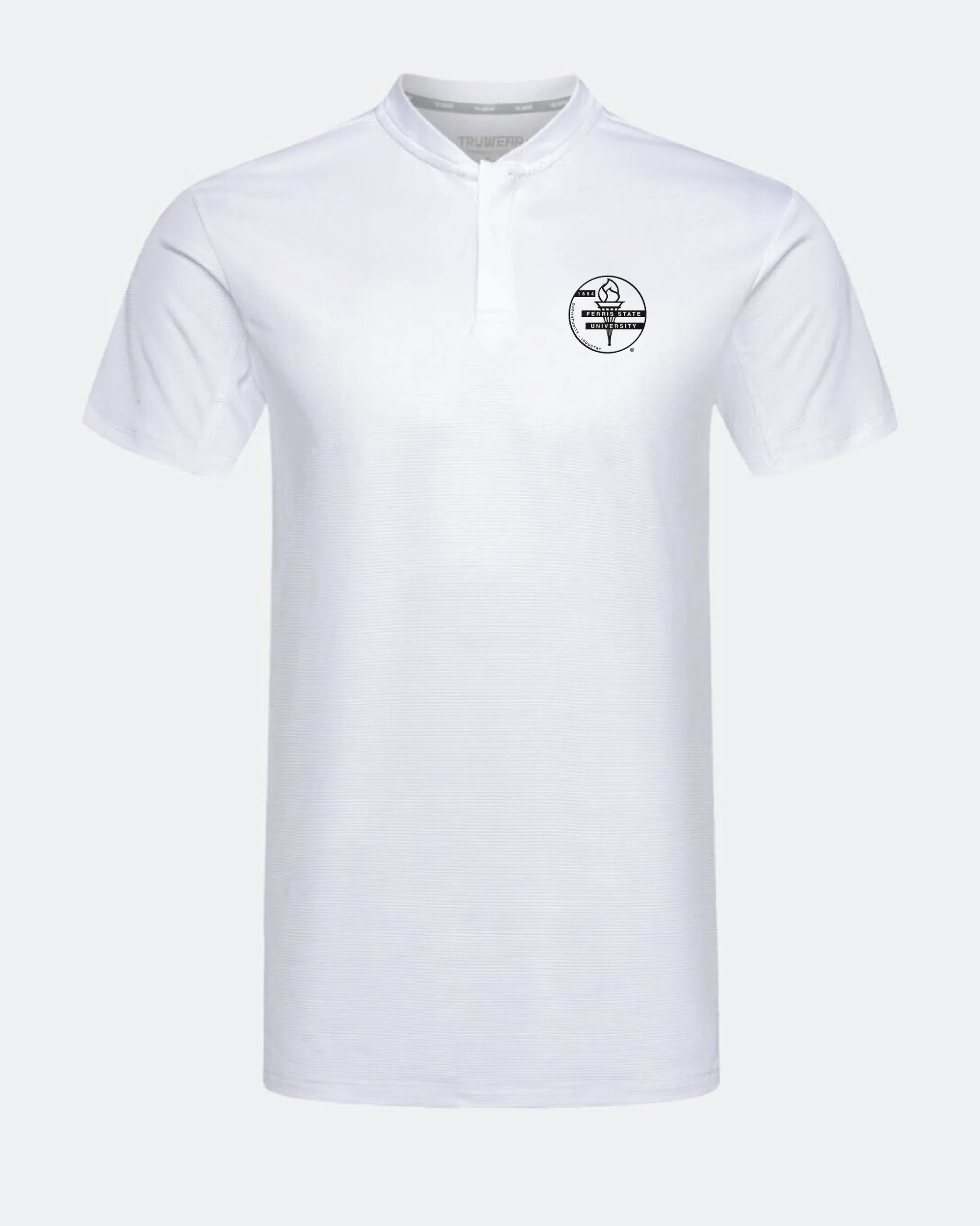 Ferris State Pinnacle 2.0 White Polo
