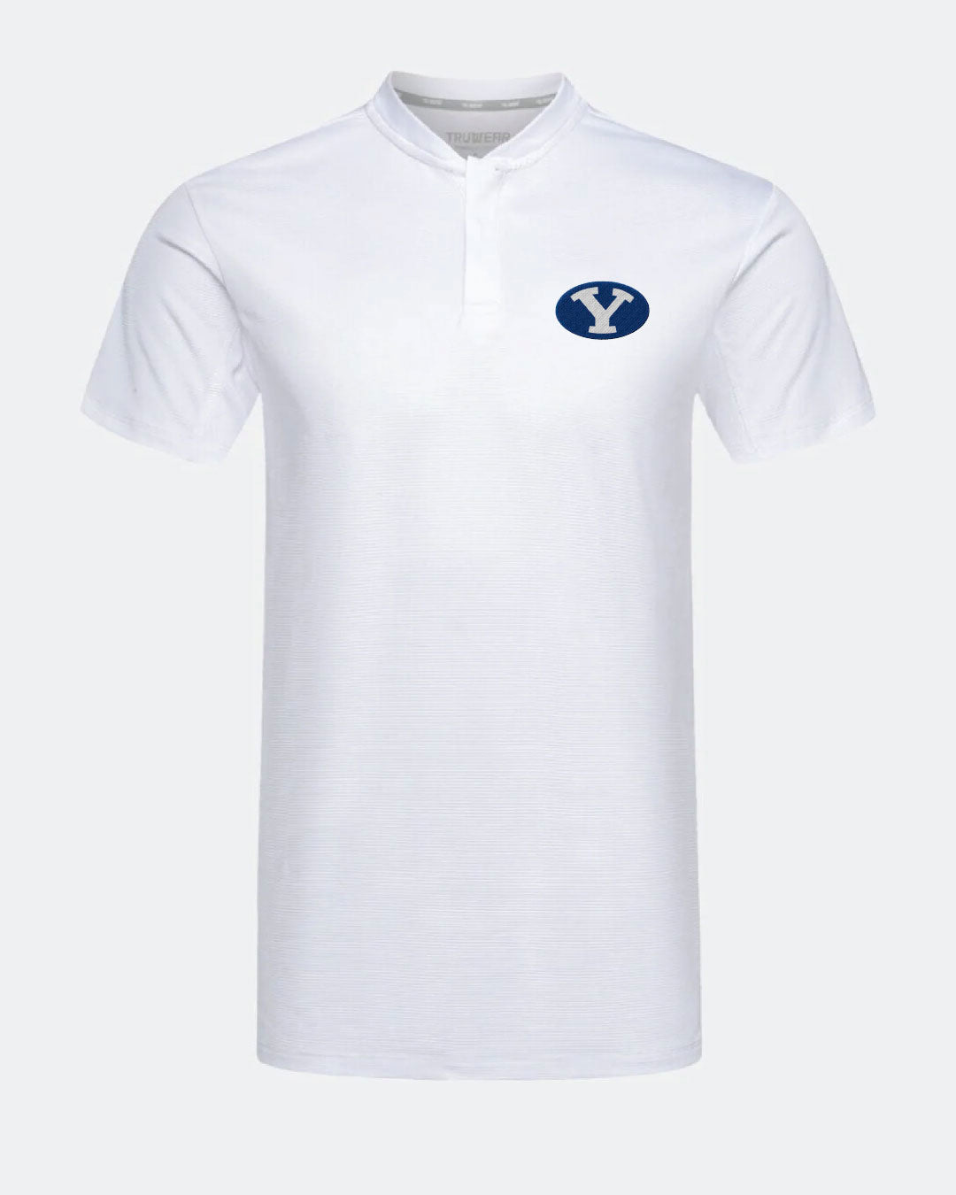 BYU Pinnacle 2.0 White Polo