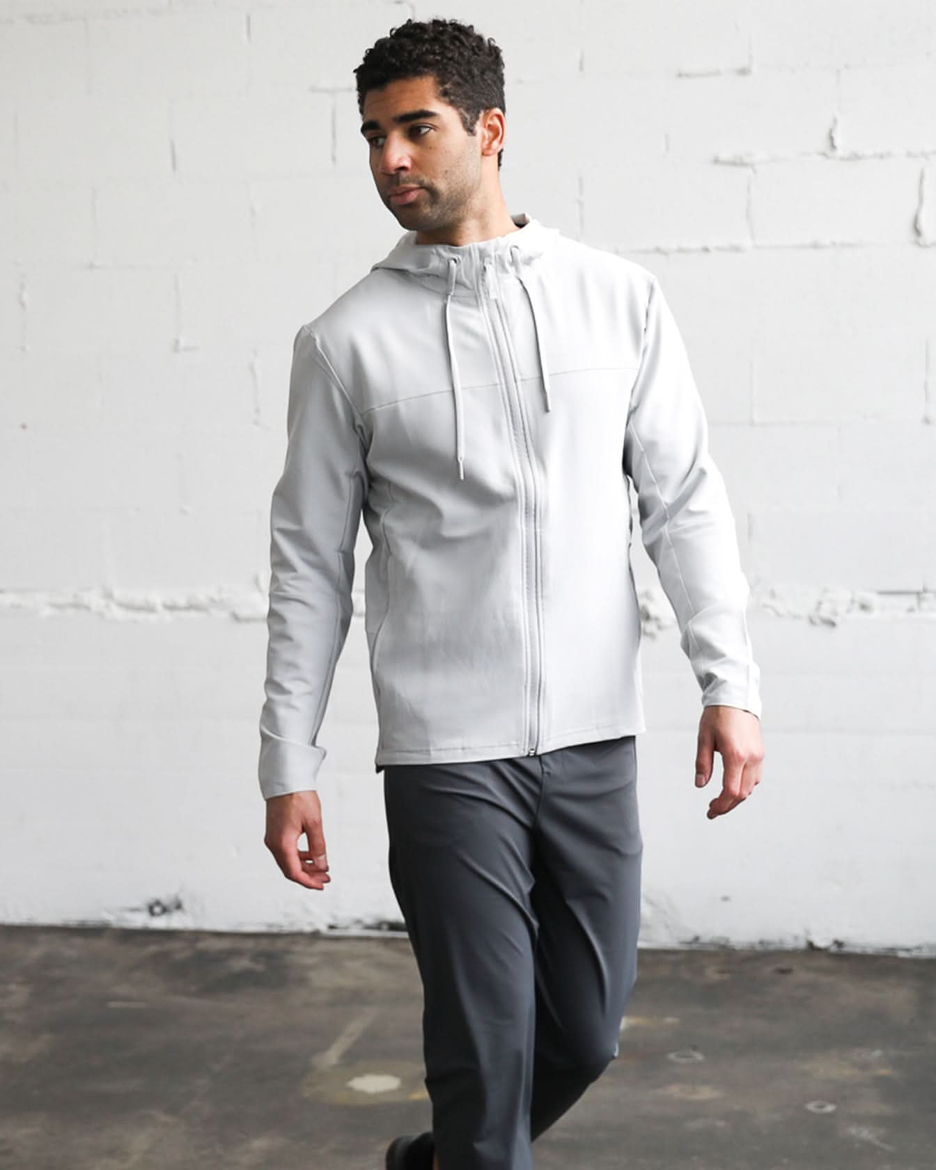 Expedition Performance Fabric Jacket Light Grey - Grey