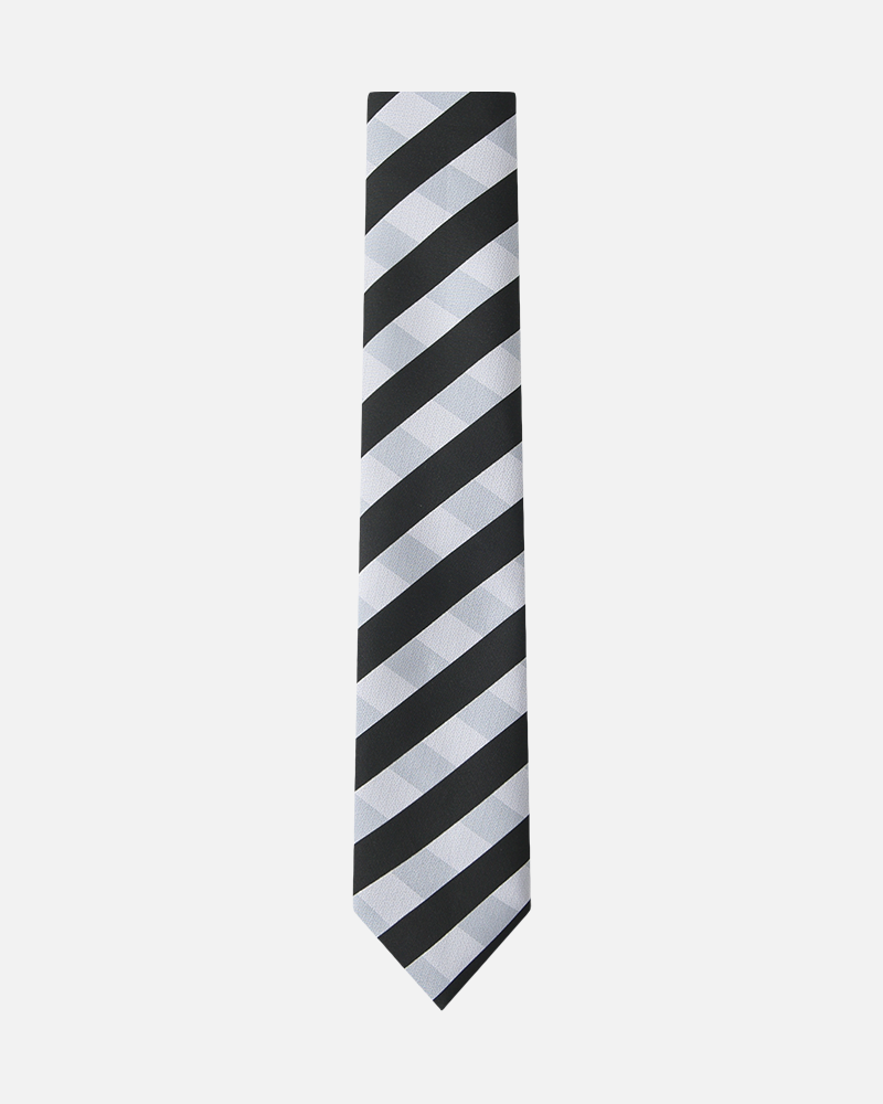 Immortal Checkered Tie Black/White