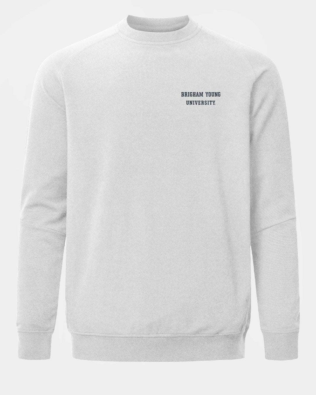 BYU Meridian Heather Grey Crewneck
