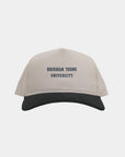 BYU Cream Black Cord Brim Fade Hat