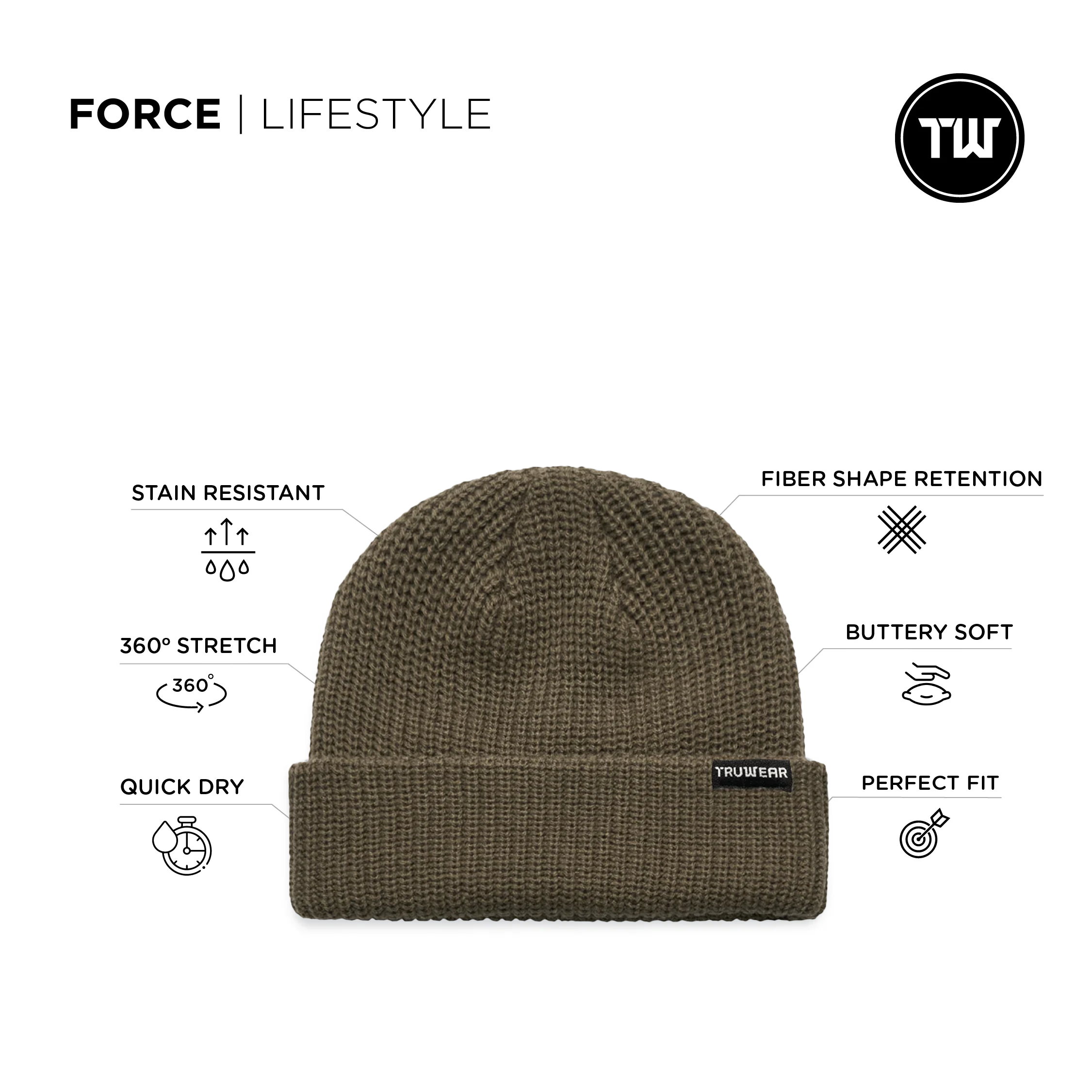 Force Lifestyle Brown Beanie
