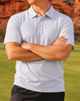Crest 2.0 Polo Light Grey