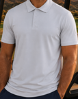 Crest 2.0 Polo Light Grey - Grey