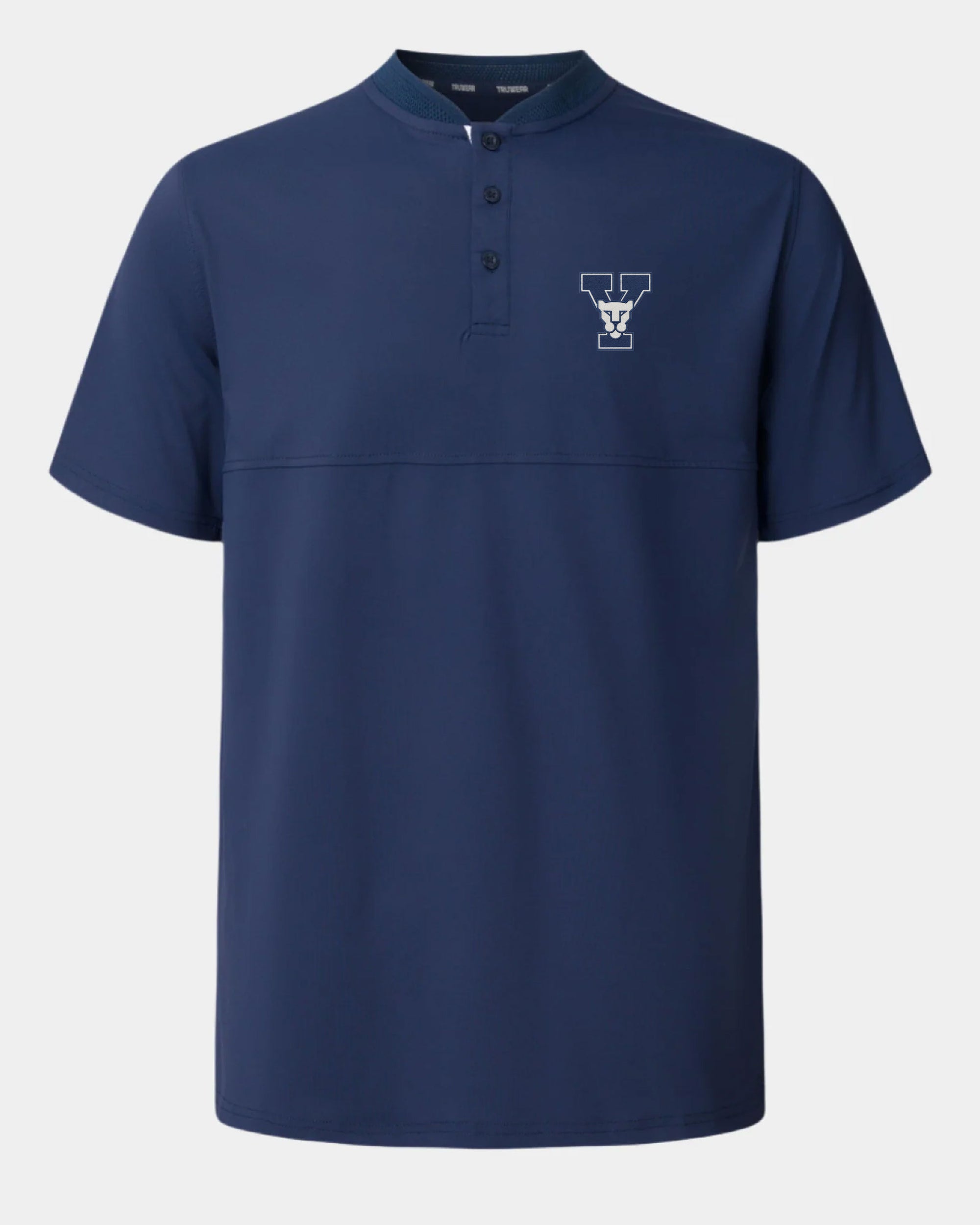 BYU Crown Blade Polo Navy