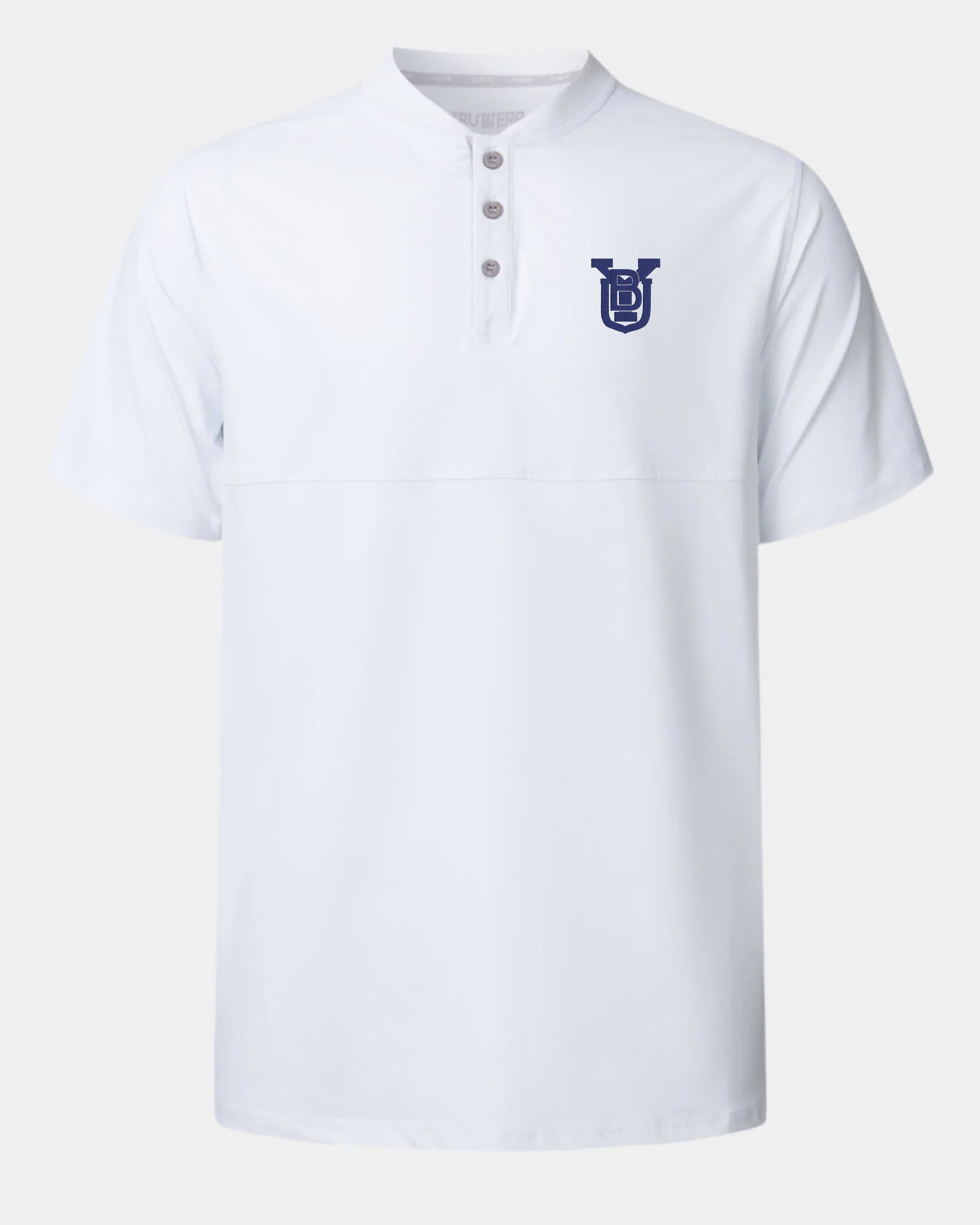 BYU Crown Blade Polo White