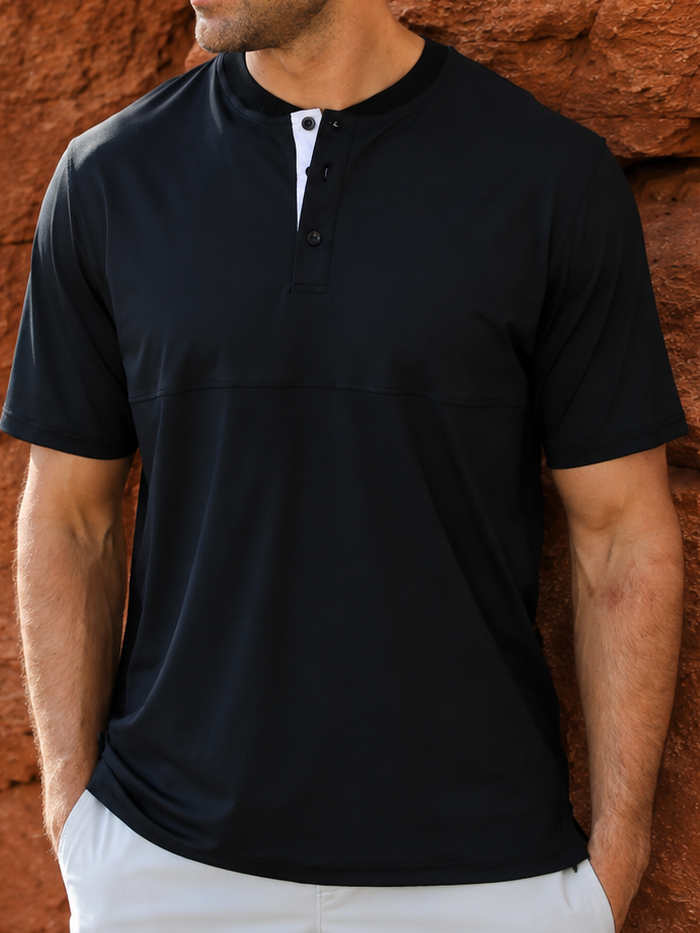 Crown Blade Polo Black - Black