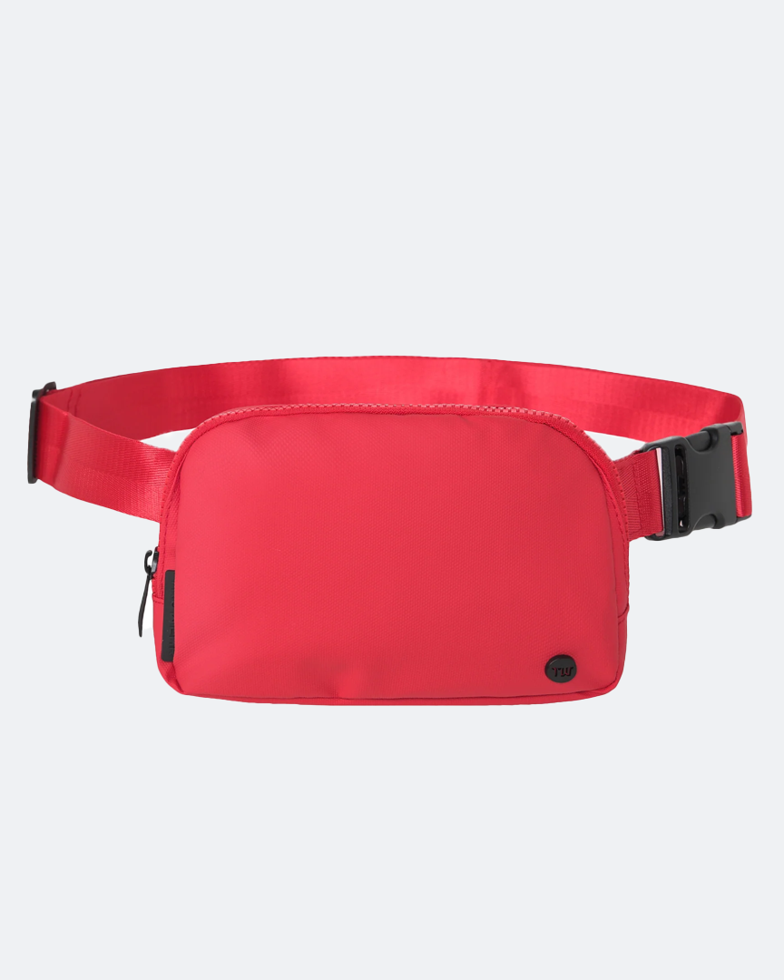 Static Crimson Red Crossbody