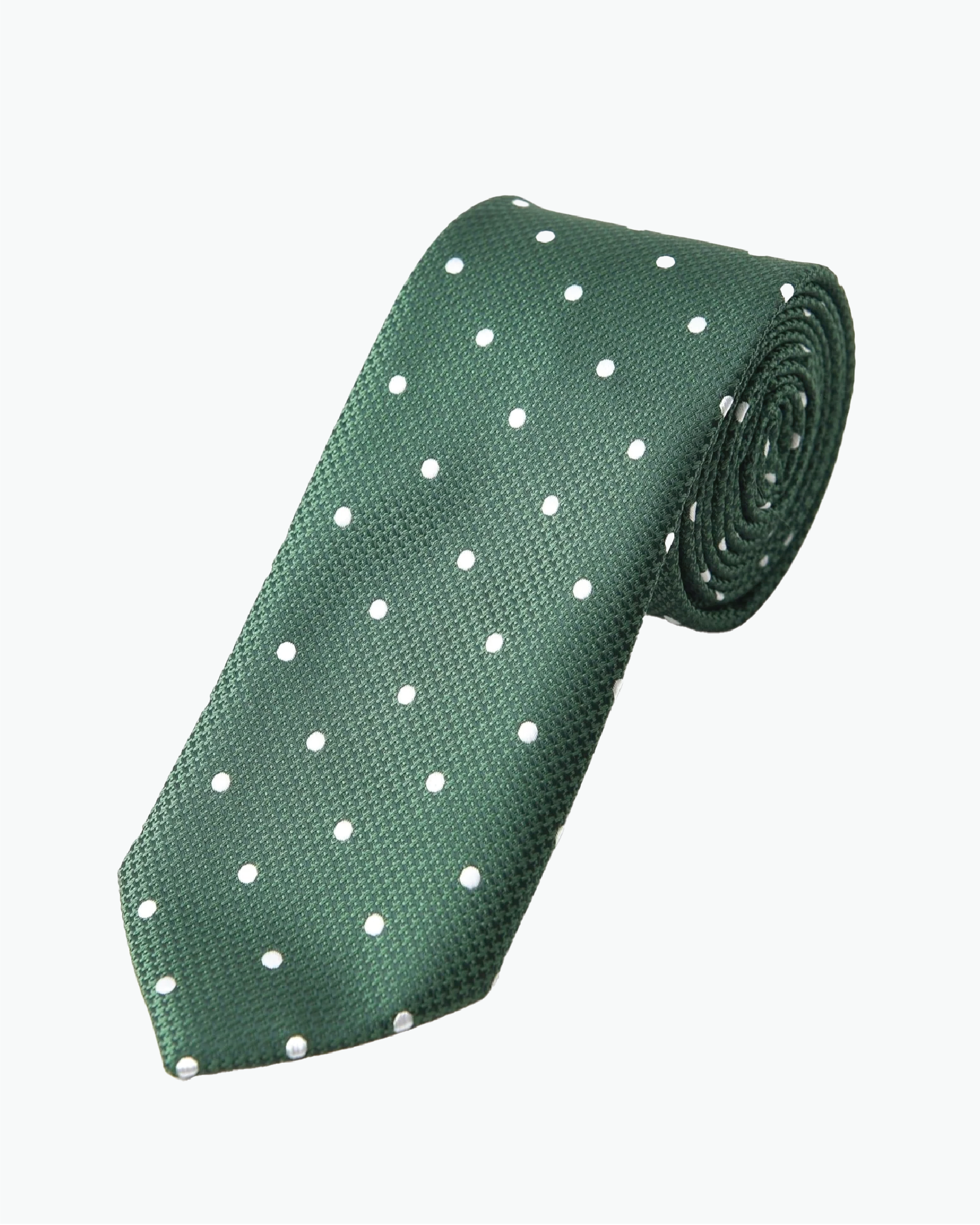 Immortal Green Polka Dot Tie - Green