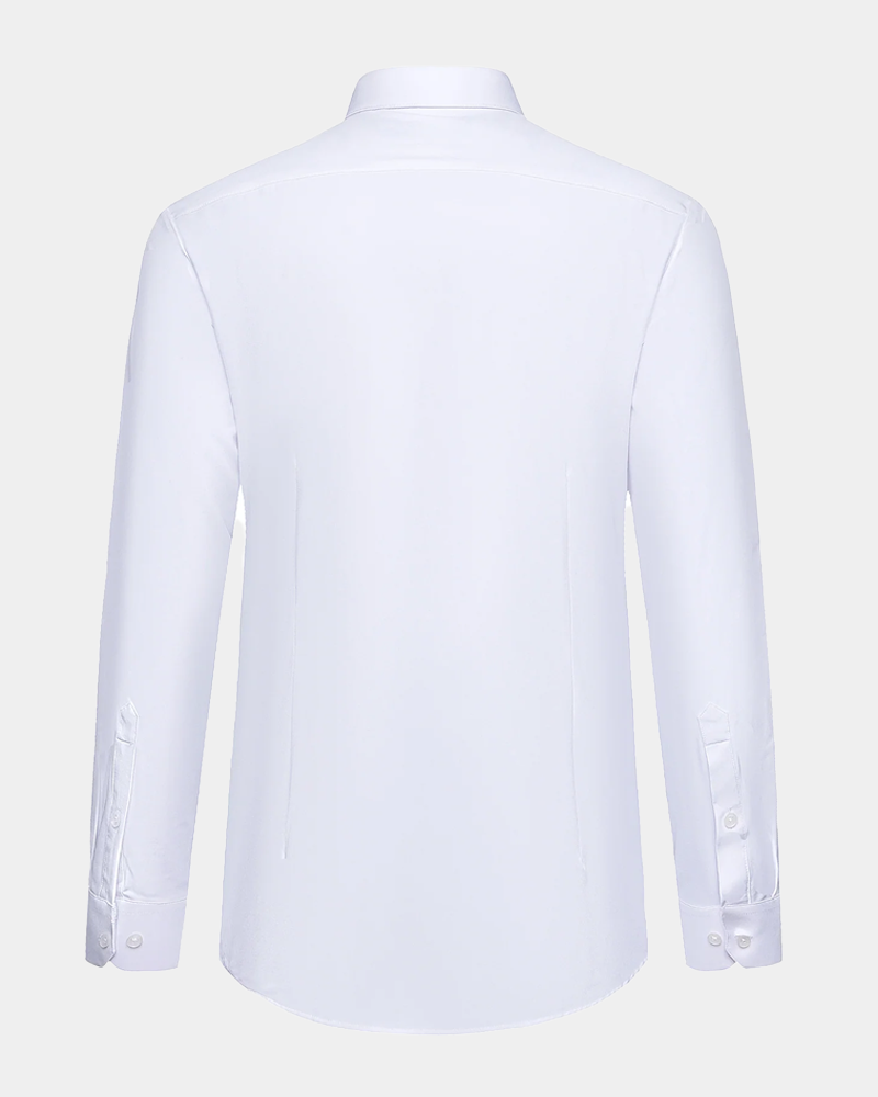 Phenom Professional White Long Sleeve Men&#39;s Dress Shirt