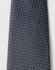 Elite Silk Tie T Pattern Dark Blue - Blue