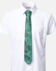 Immortal Paisley Tie Green
