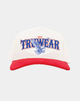 Truwear 4th of July Fade Hat Cream & Red Corduroy Front