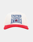 Truwear 4th of July USA Fade Hat Cream & Red Corduroy Front
