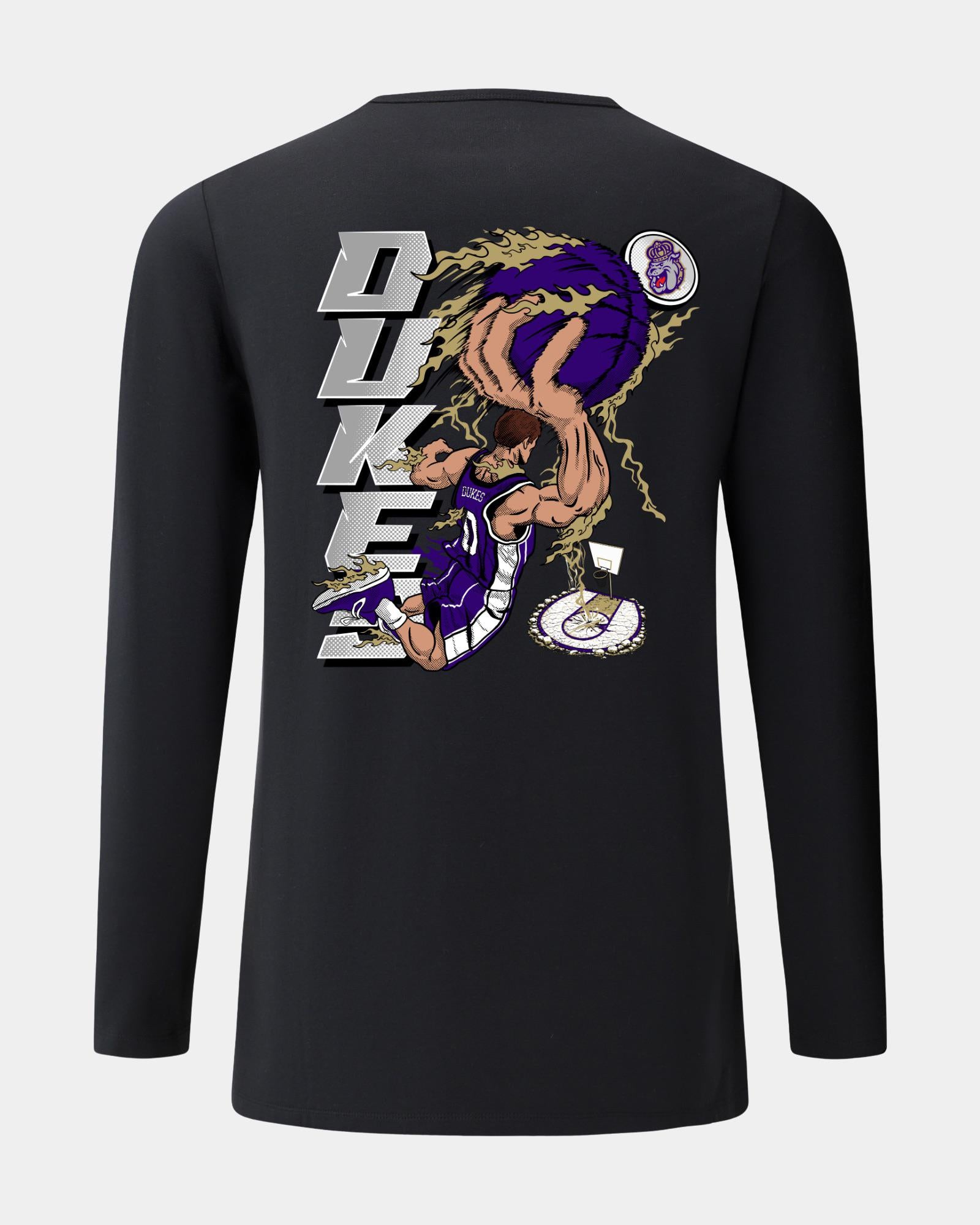 James Madison Slam Dunk Spectacle 2.0 Black Long Sleeve