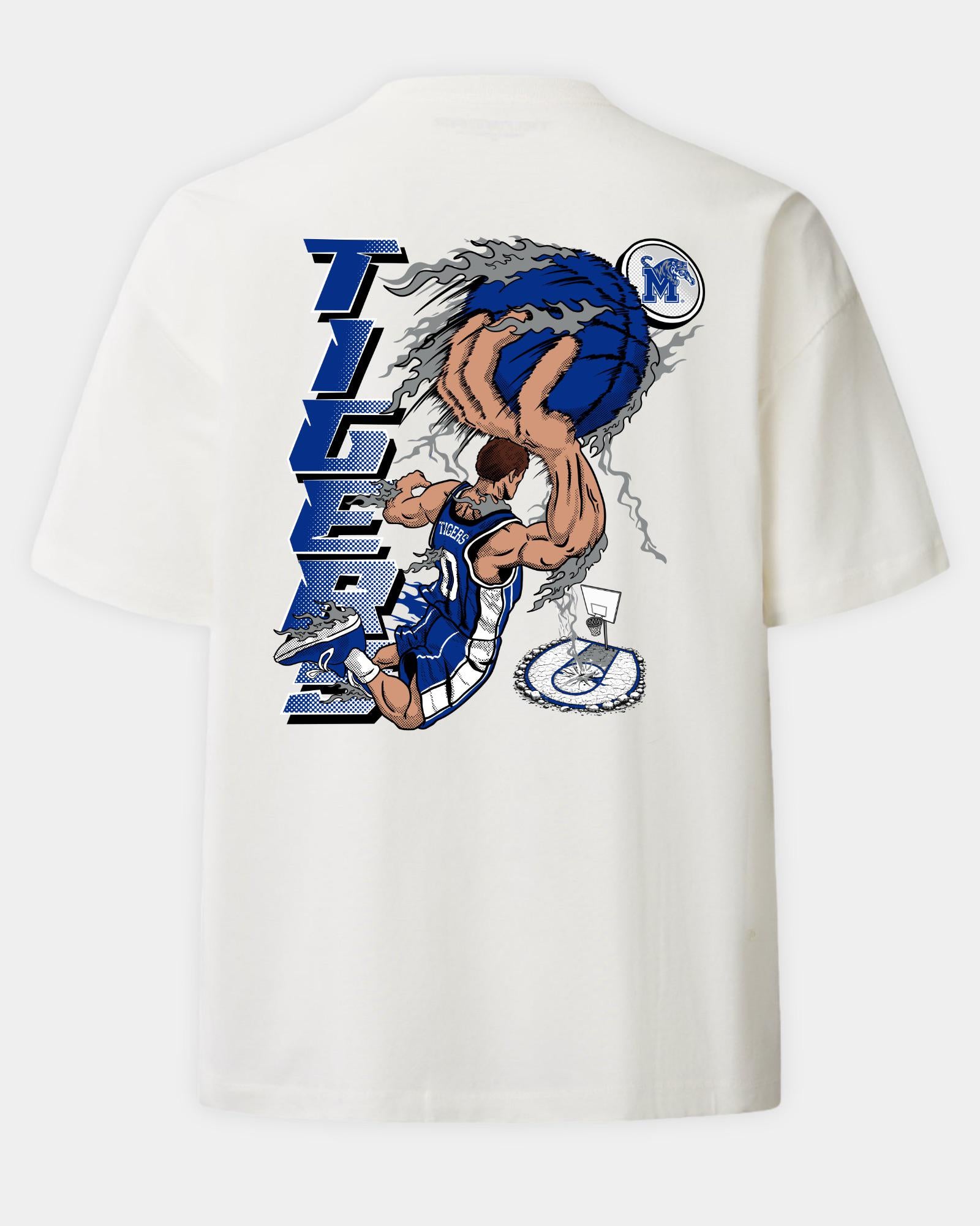 Memphis Slam Dunk Faze Heavyweight Tee Off White