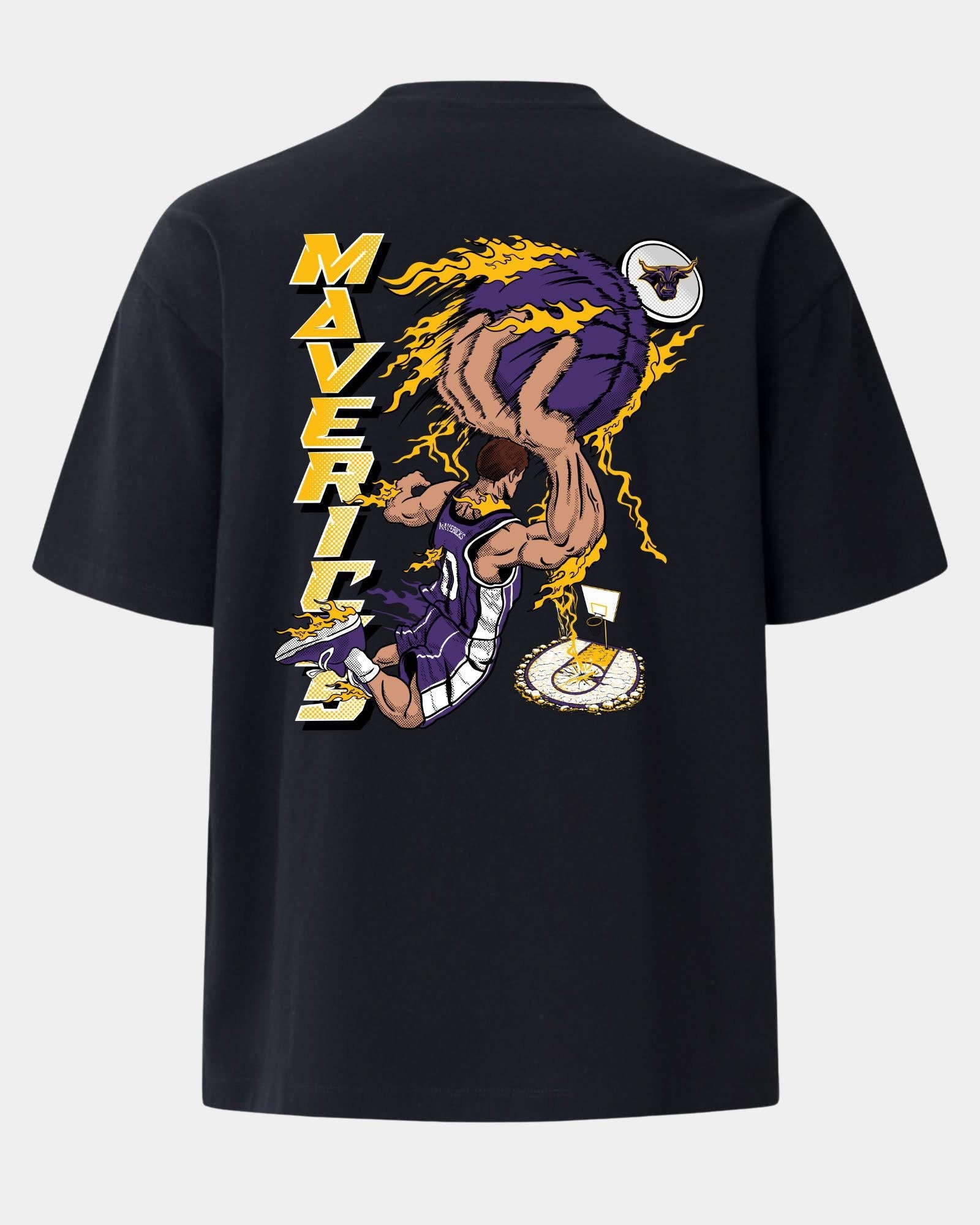 Minnesota State Slam Dunk Faze Heavyweight Tee Black