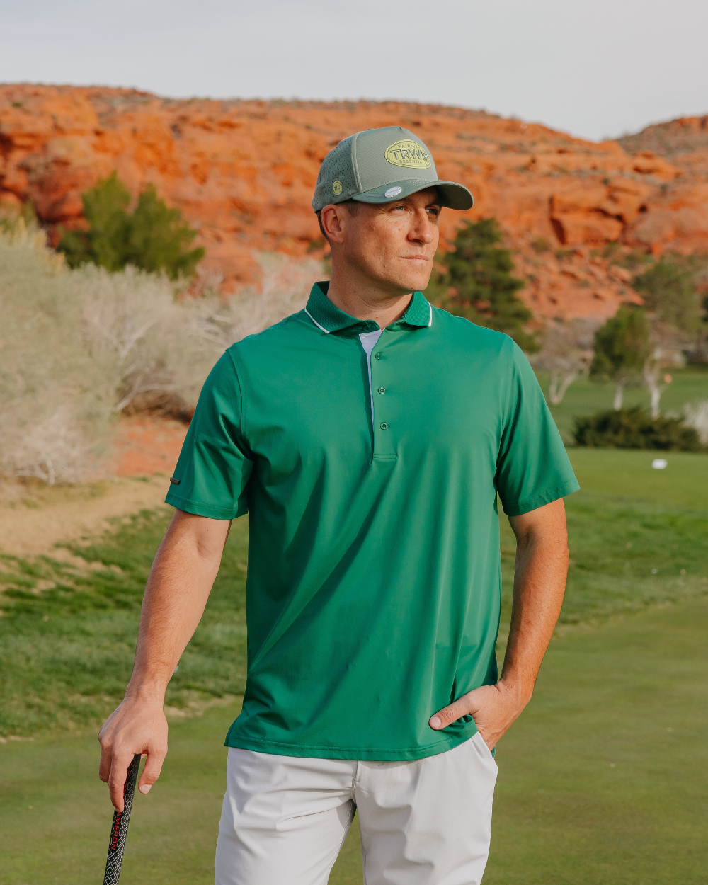 TRUWEAR Monarch Polo – Fairway Green | Performance Golf Polo TRUWEAR Monarch Polo – Fairway Green | Performance Golf Polo
