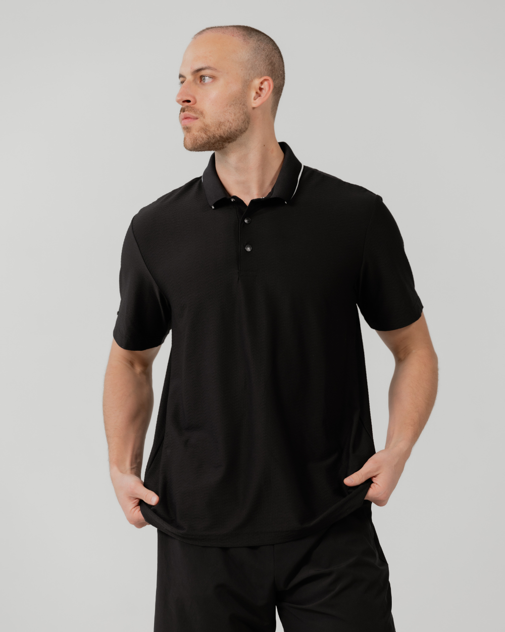 Icon Polo Black - Black