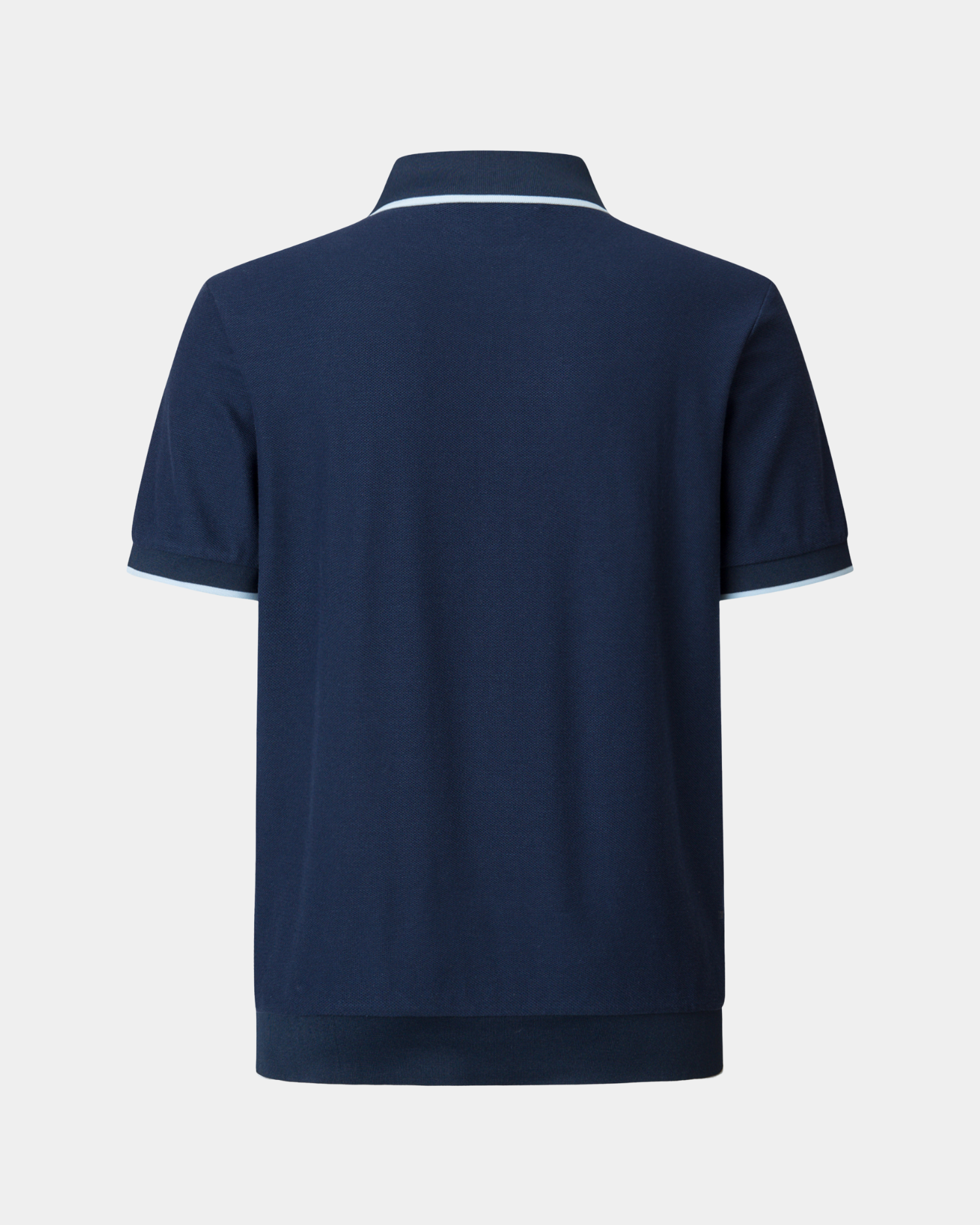Vanguard Zip Polo Navy Back