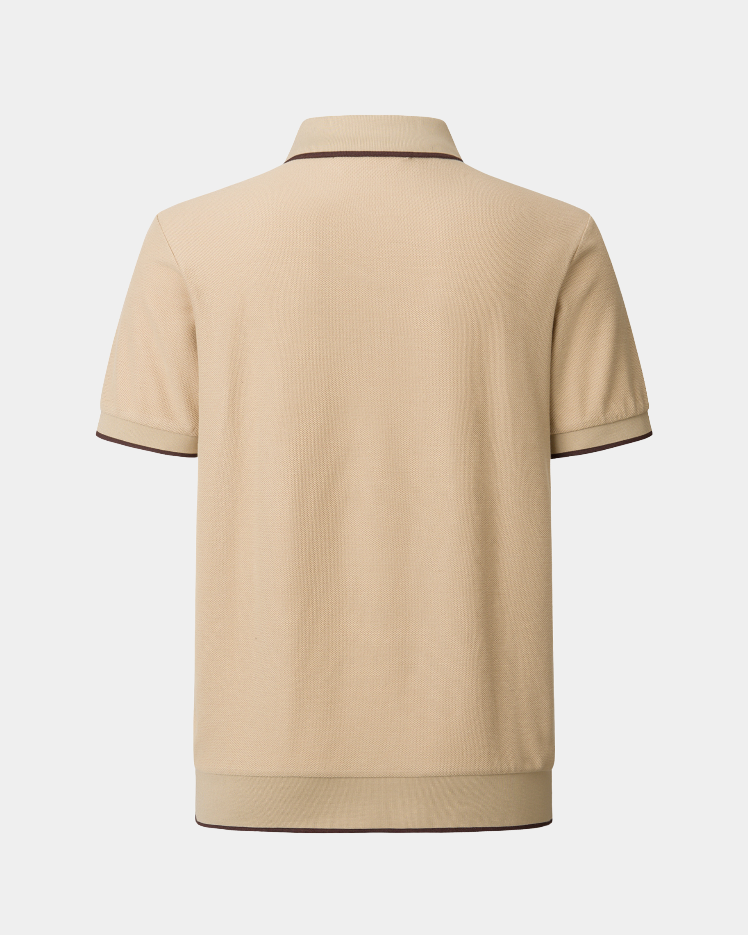 TRUWEAR Vanguard Zip Polo – Tan | Performance Golf Polo TRUWEAR Vanguard Zip Polo – Tan | Performance Golf Polo