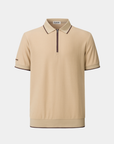 Vanguard Zip Polo Tan