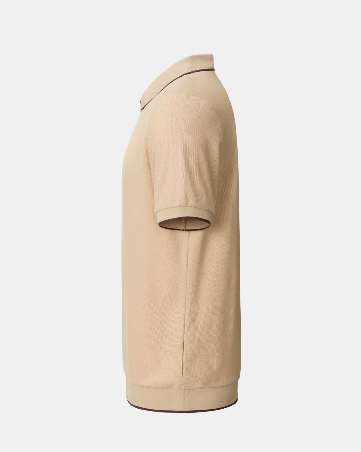 TRUWEAR Vanguard Zip Polo – Tan | Performance Golf Polo TRUWEAR Vanguard Zip Polo – Tan | Performance Golf Polo