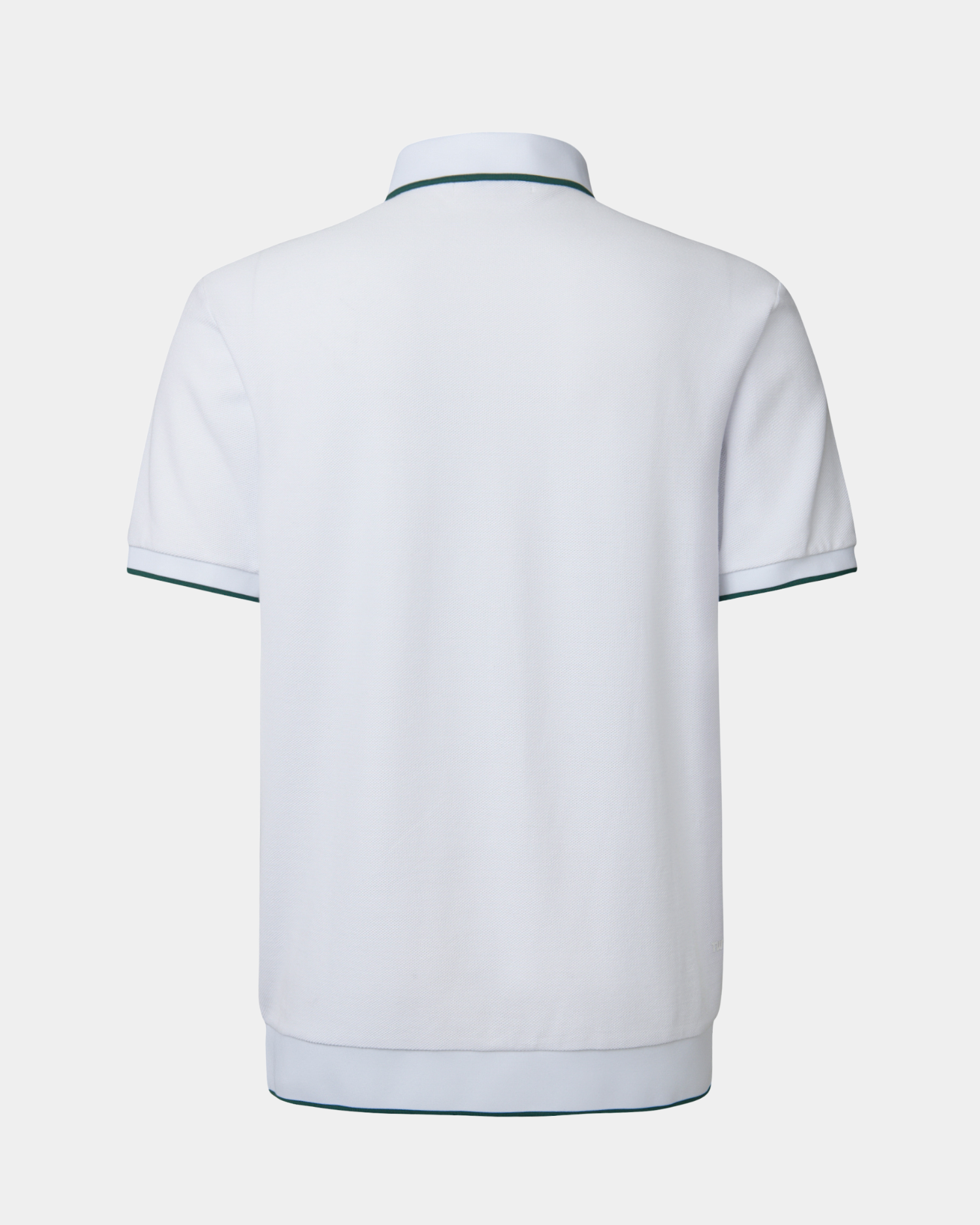 Vanguard Zip Polo White Back