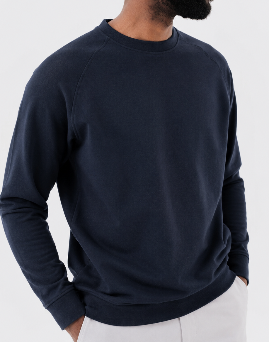 Meridian True Navy Crewneck - Navy