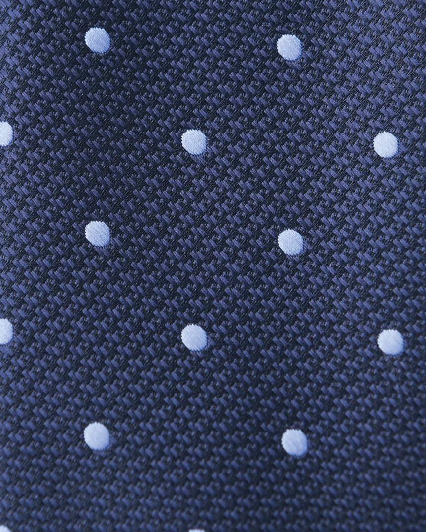 Immortal Navy Polka Dot Tie - Navy