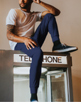 Peak Navy Joggers - Navy