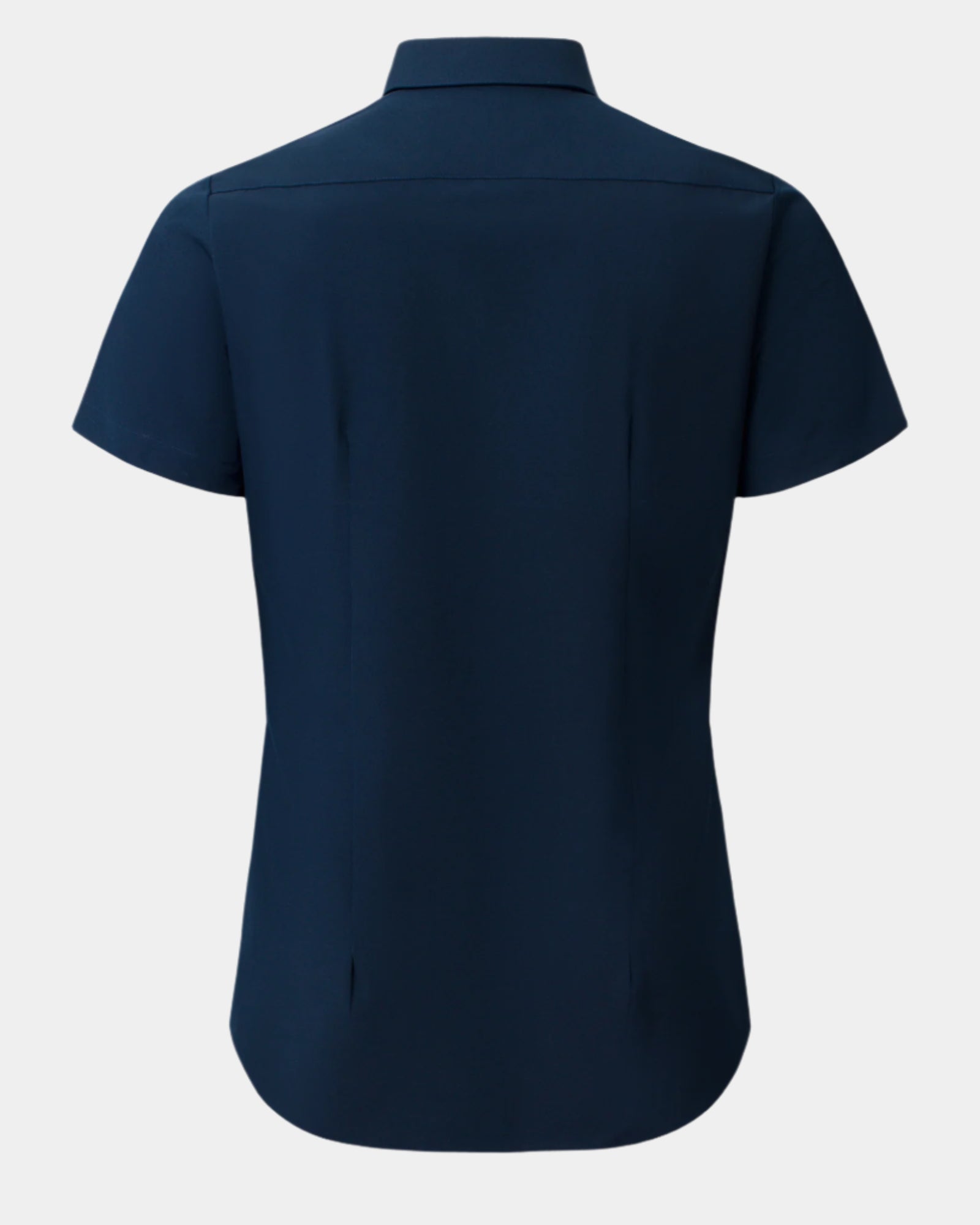 Phenom Classic True Navy Short Sleeve Dress Shirt - Navy