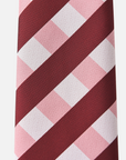 Immortal Checkered Tie Red/Maroon